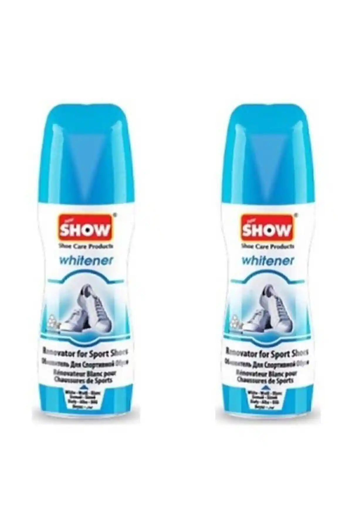 SHOW 2 Adet Spor Ayakkabı Boyası Beyaz 75 gr Hızlı ve Etkili Yenileme Çözümü