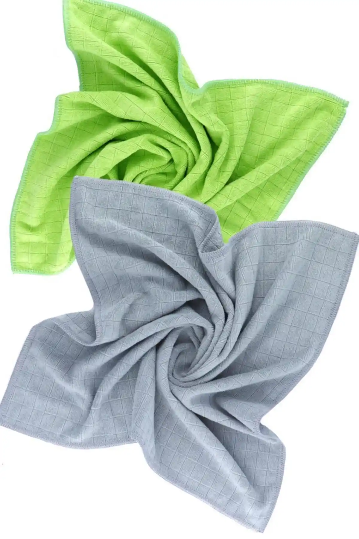 SİLVER HOME Evrensel Kareli Mikrofiber Temizlik Bezi: Dayanıklı ve Çok Amaçlı Pratik Çözüm