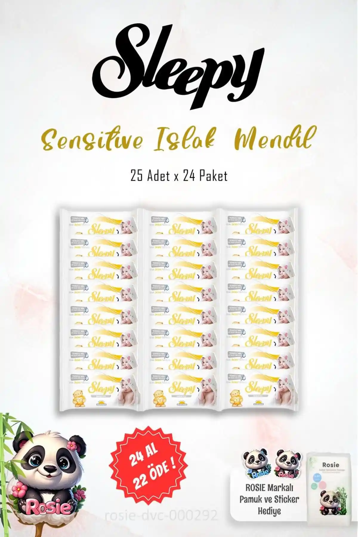 Sleepy 24 AL 22 ÖDE ve Sleepy Sensitive Islak Havlu Karşılaştırması