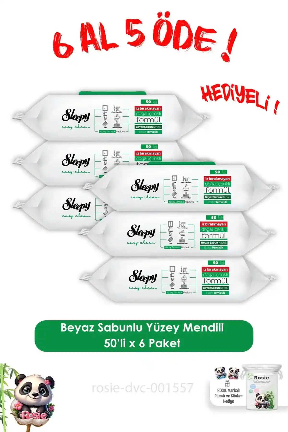 Sleepy 6 AL 5 ÖDE ve Sleepy Doğal Organik Pamuklu Temizlik Havlusu Karşılaştırması
