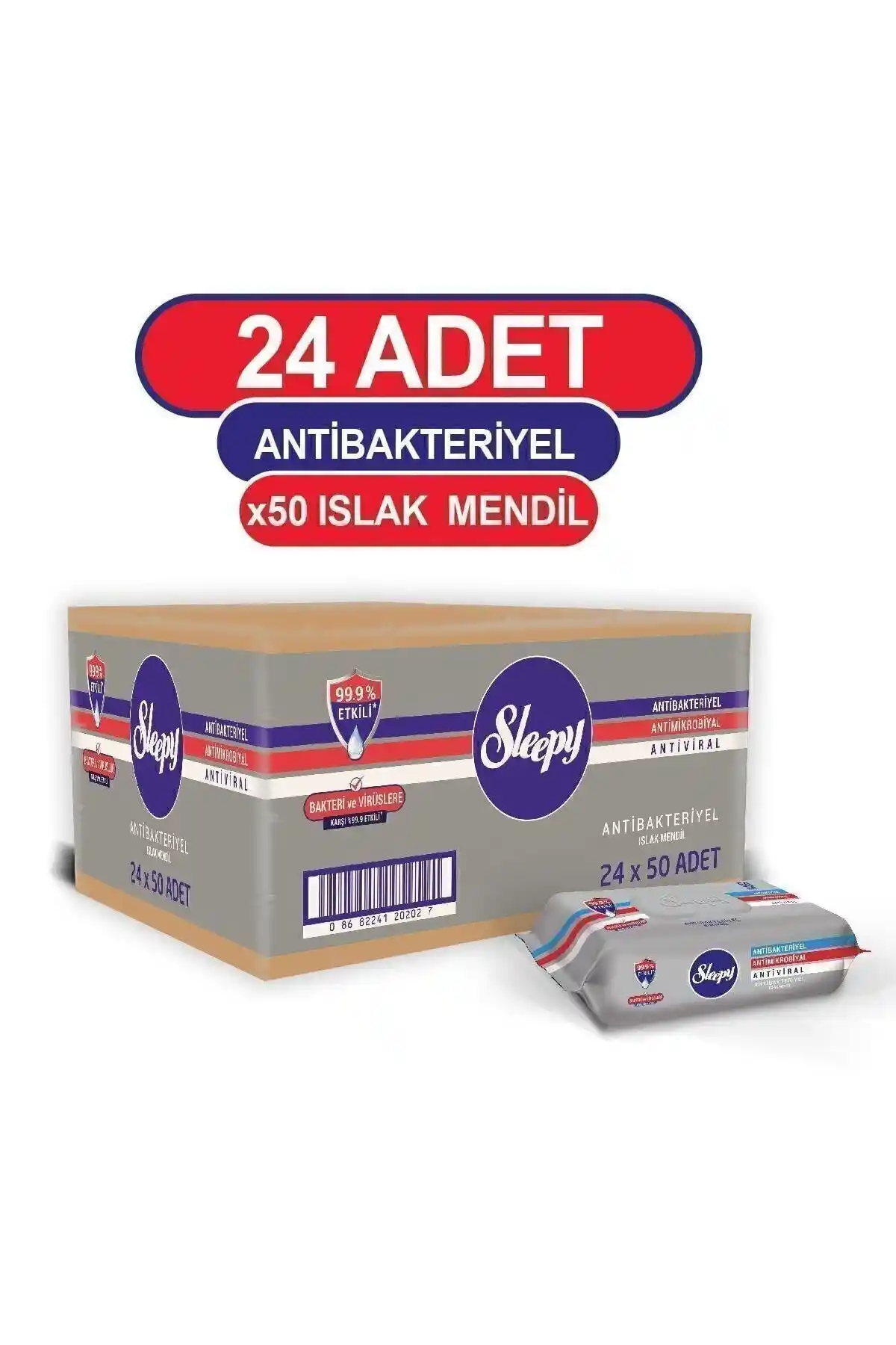 Sleepy Antibakteriyel Islak Havlu 24x50: Güvenilir ve Pratik Temizlik Çözümü