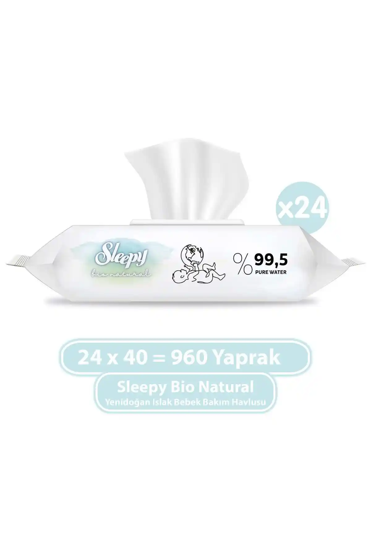 Sleepy Bio Natural ve Sleepy Ecologic Yenidoğan Islak Bebek Bakım Mendilleri Karşılaştırması