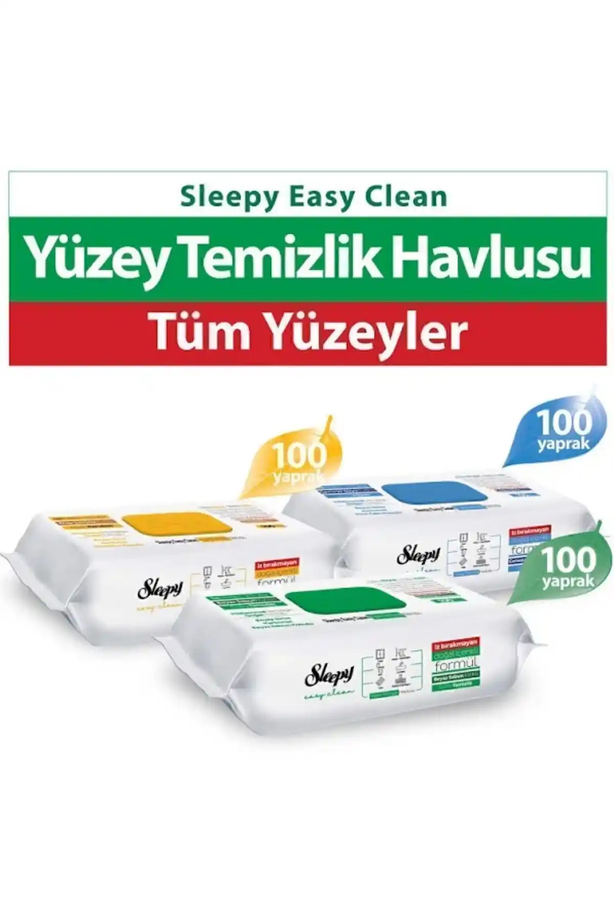 Sleepy Easy Clean 3'lü Temizlik Seti: Doğal ve Etkili Temizlik Çözümleri