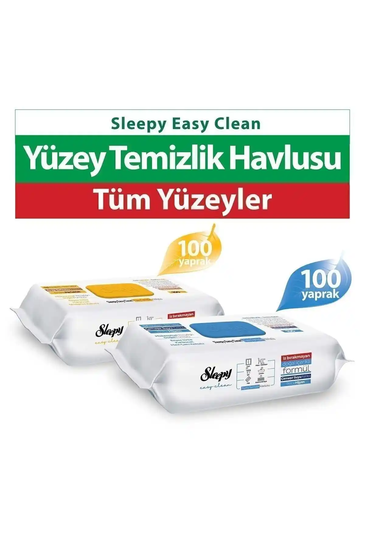 Sleepy Easy Clean Arap Sabunu Katkılı Yüzey Temizlik Havlusu: Doğal ve Etkili Temizlik Çözümü