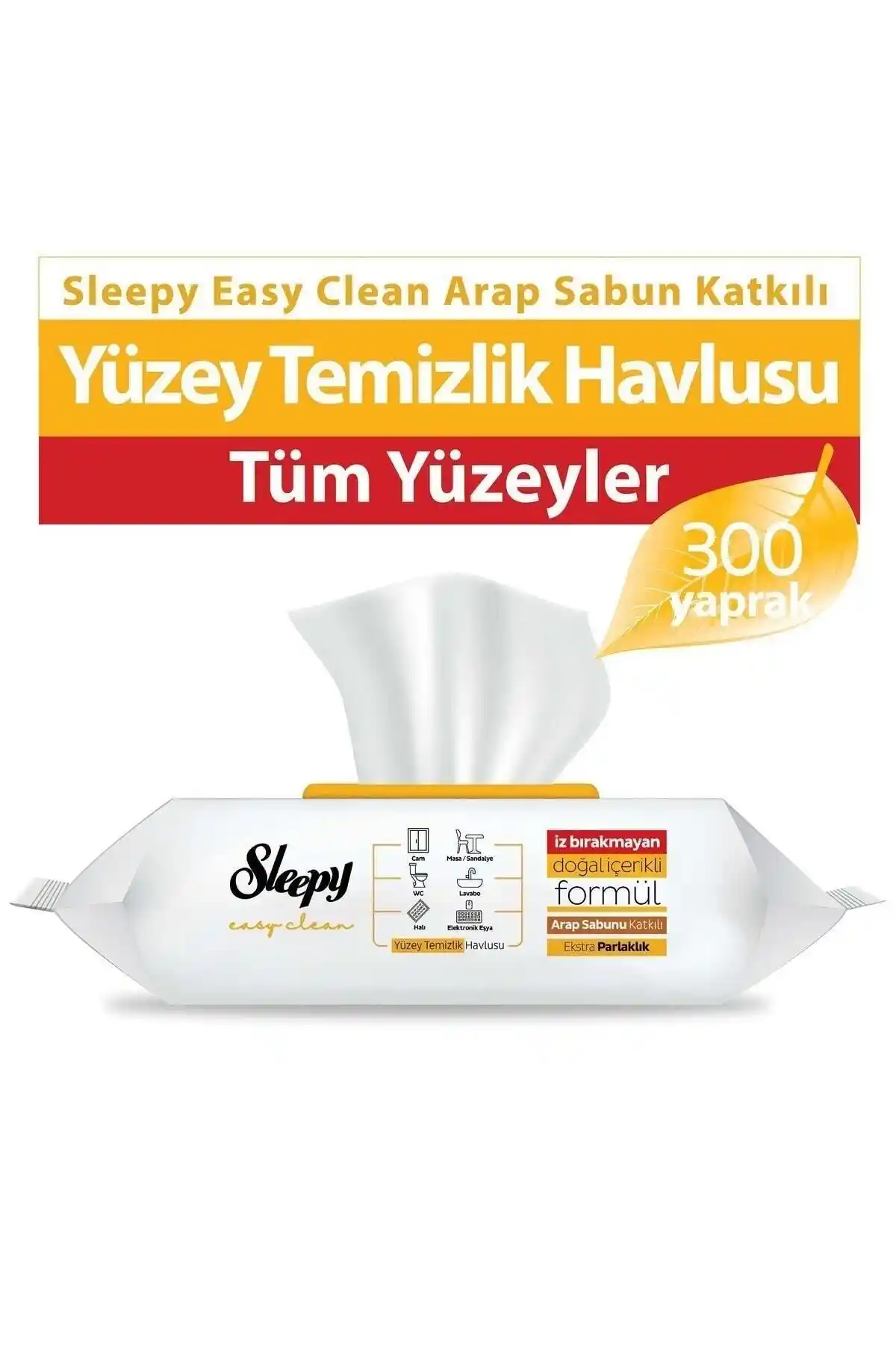 Sleepy Easy Clean Arap Sabunu Katkılı Yüzey Temizlik Havlusu Ürün Tanıtımı ve Özellikleri