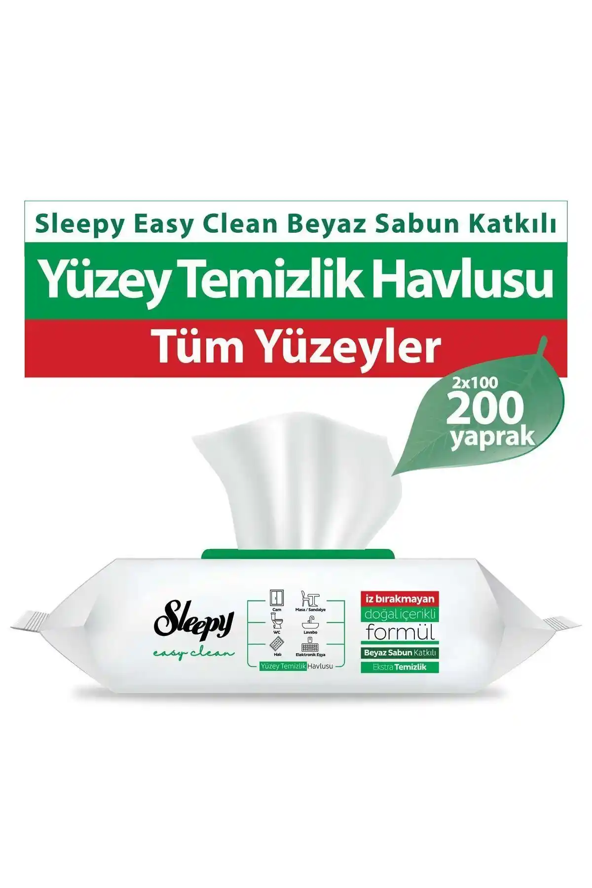 Sleepy Easy Clean Beyaz Sabun Katkılı Yüzey Temizlik Mendili Ürün İncelemesi ve Kullanıcı Yorumları