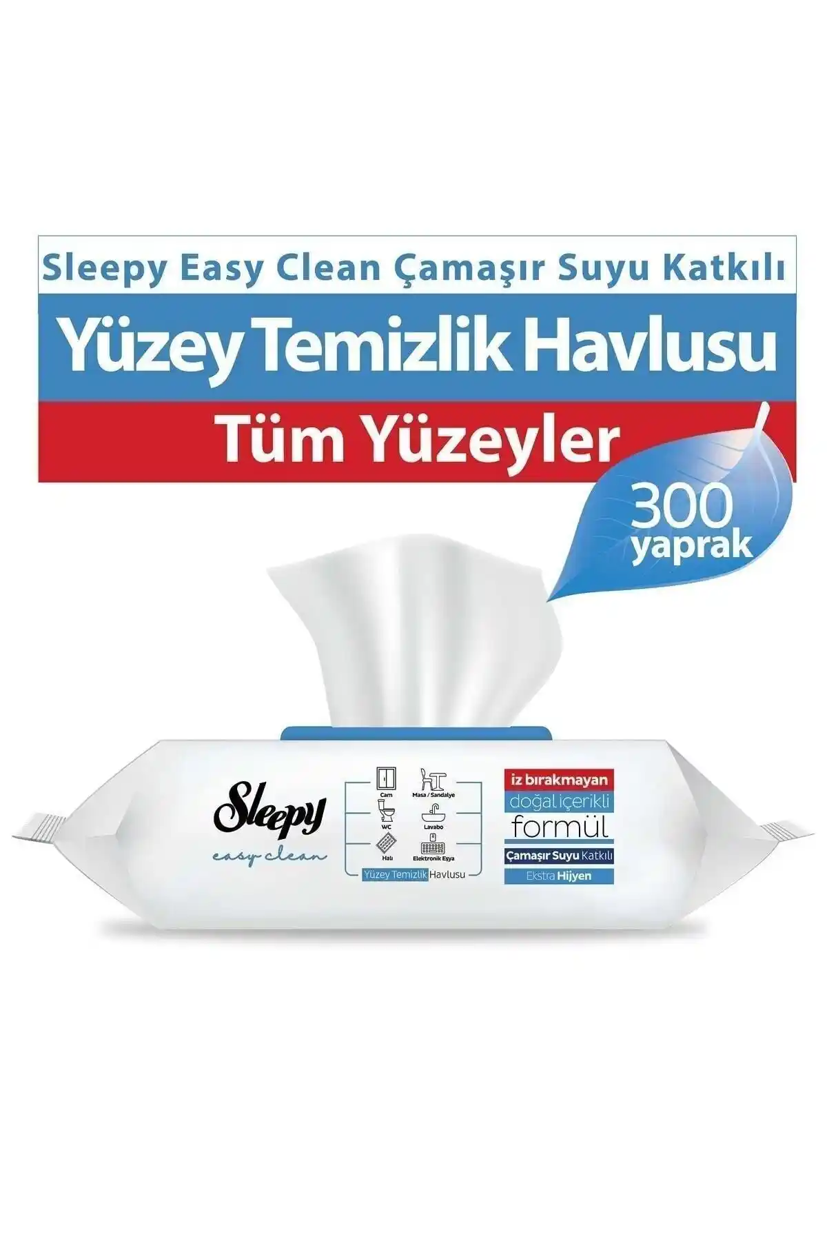 Sleepy Easy Clean Çamaşır Suyu Katkılı Yüzey Temizlik Havlusu Ürün Özellikleri ve Kullanım Avantajları