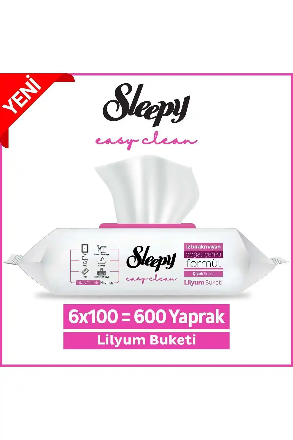 Sleepy Easy Clean Lilyum Buketi Yüzey Temizlik Havlusu ve Mendili Ürün İncelemesi