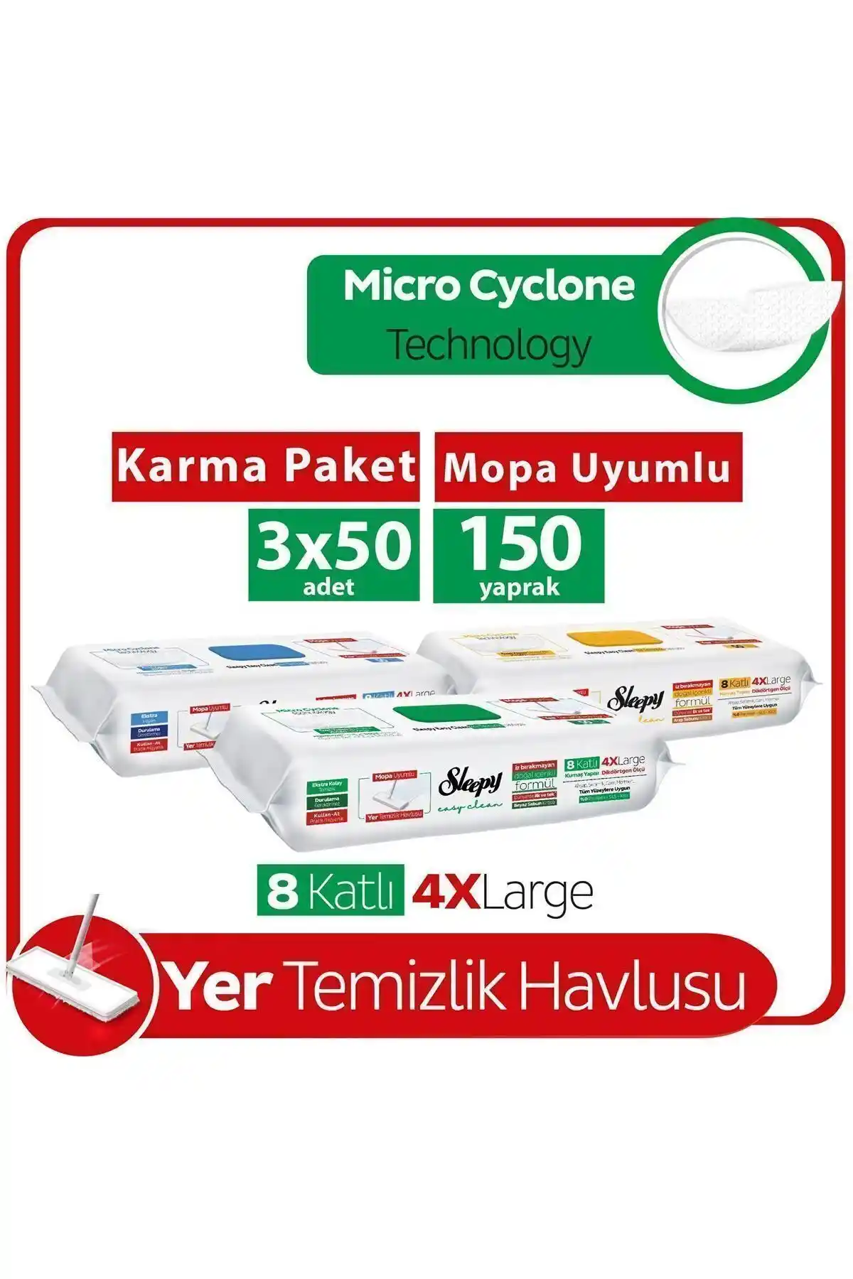 Sleepy Easy Clean Serisi Mikro Fiber Temizlik Ürünleri ve Avantajları