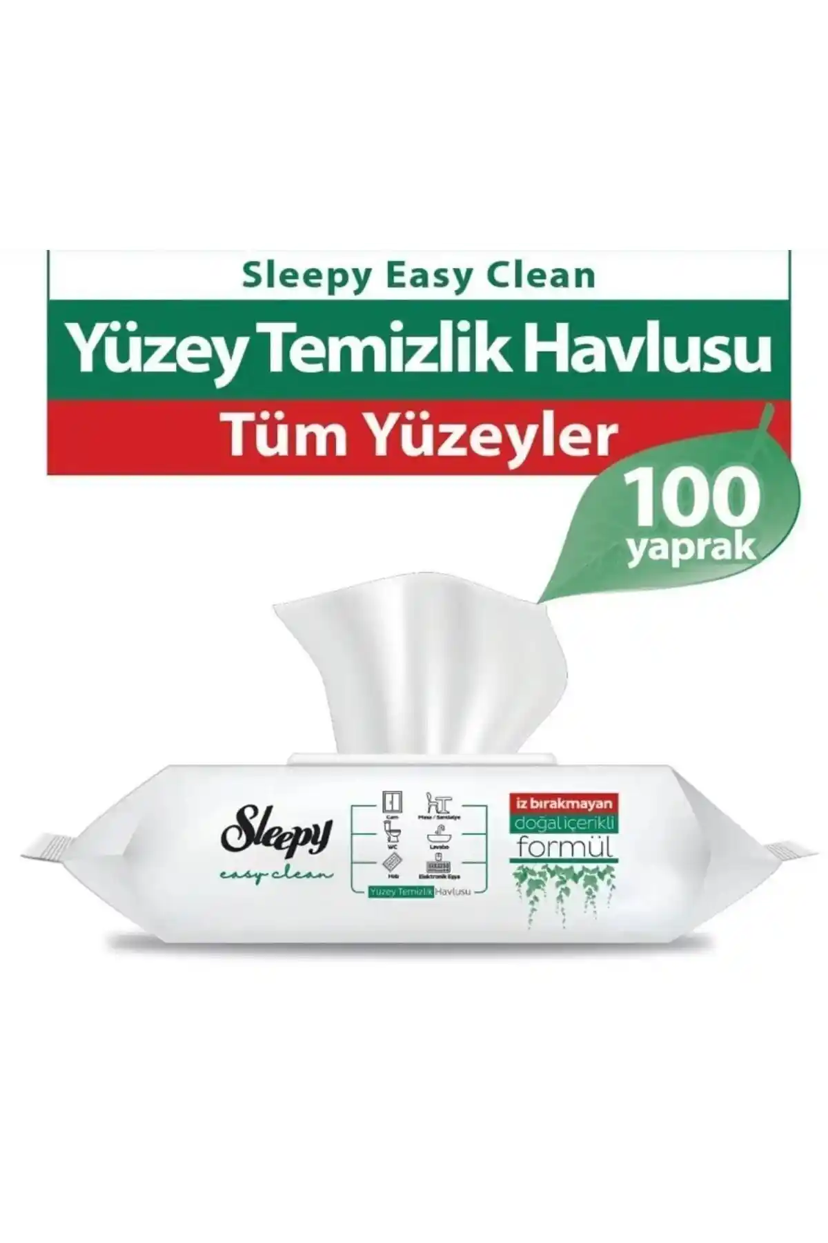 Sleepy Easy Clean Yüzey Temizlik Havlusu 100 Adet Pratik ve Etkili Temizlik Çözümü