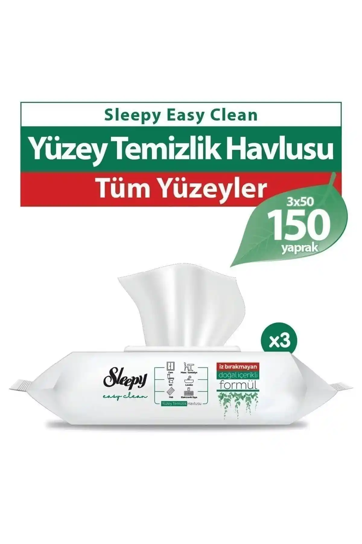 Sleepy Easy Clean Yüzey Temizlik Havlusu: Çok Amaçlı Doğal ve Pratik Temizlik Çözümü