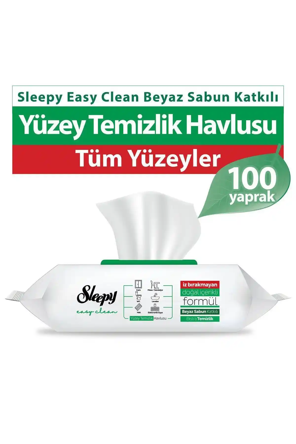 Sleepy Easy Clean yüzey temizlik havlusu ile hijyenik ve pratik temizlik çözümleri