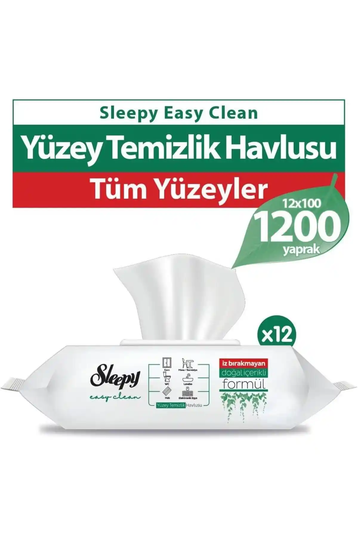 Sleepy Easy Clean Yüzey Temizlik Havlusu ve Mendili: Çok Yönlü ve Doğal Temizlik Çözümü