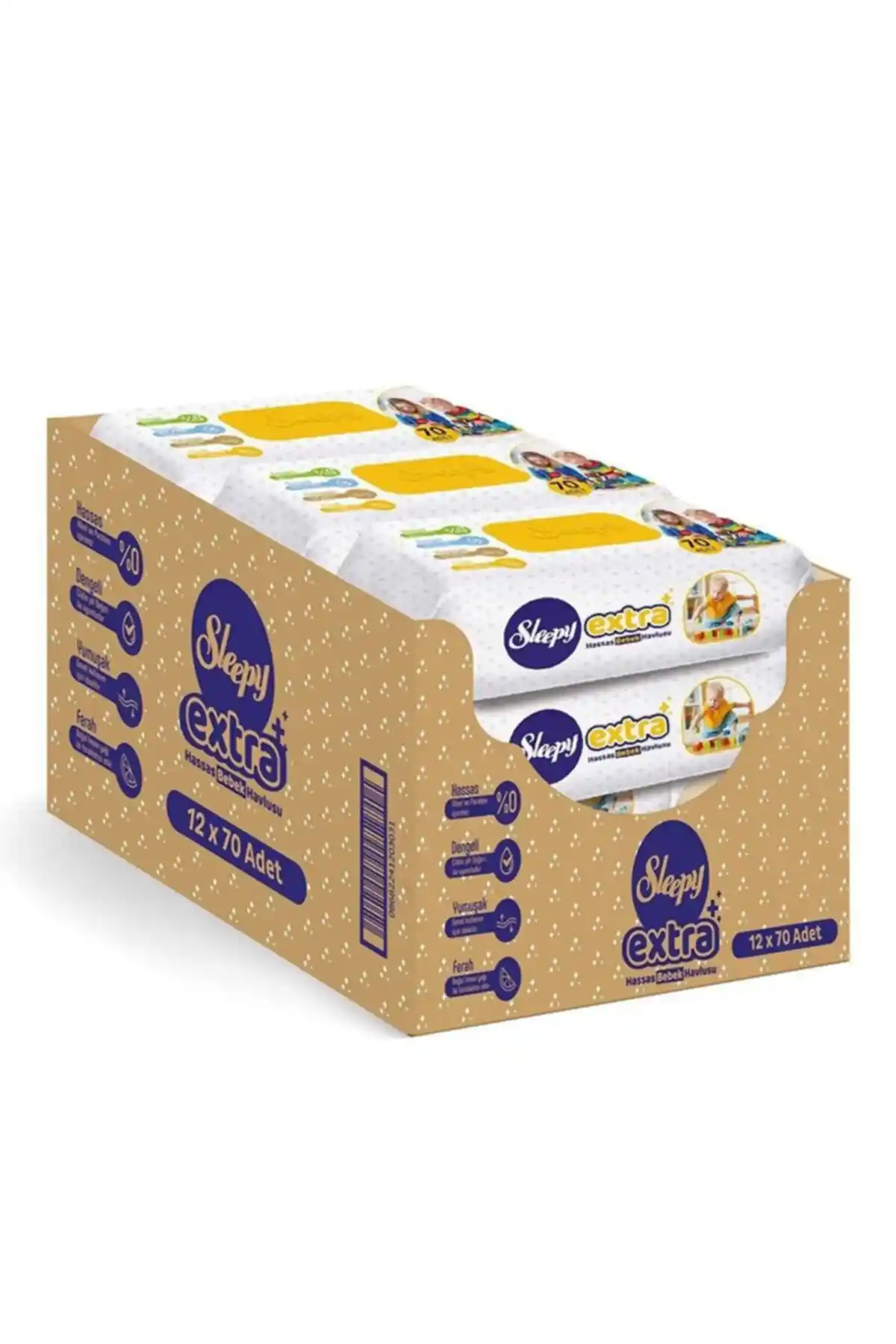 Sleepy Extra Hassas Islak Havlu: Hassas Ciltler İçin Güvenli ve Pratik Temizlik Çözümü