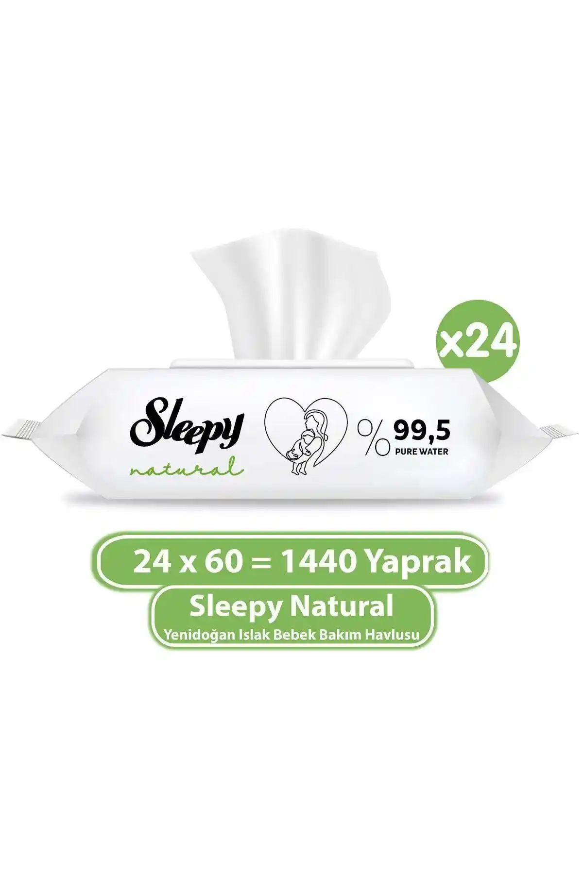 Sleepy Natural Yenidoğan Islak Bebek Bakım Havlusu: Hassas Ciltler İçin Doğal ve Güvenilir Temizlik Ürünü