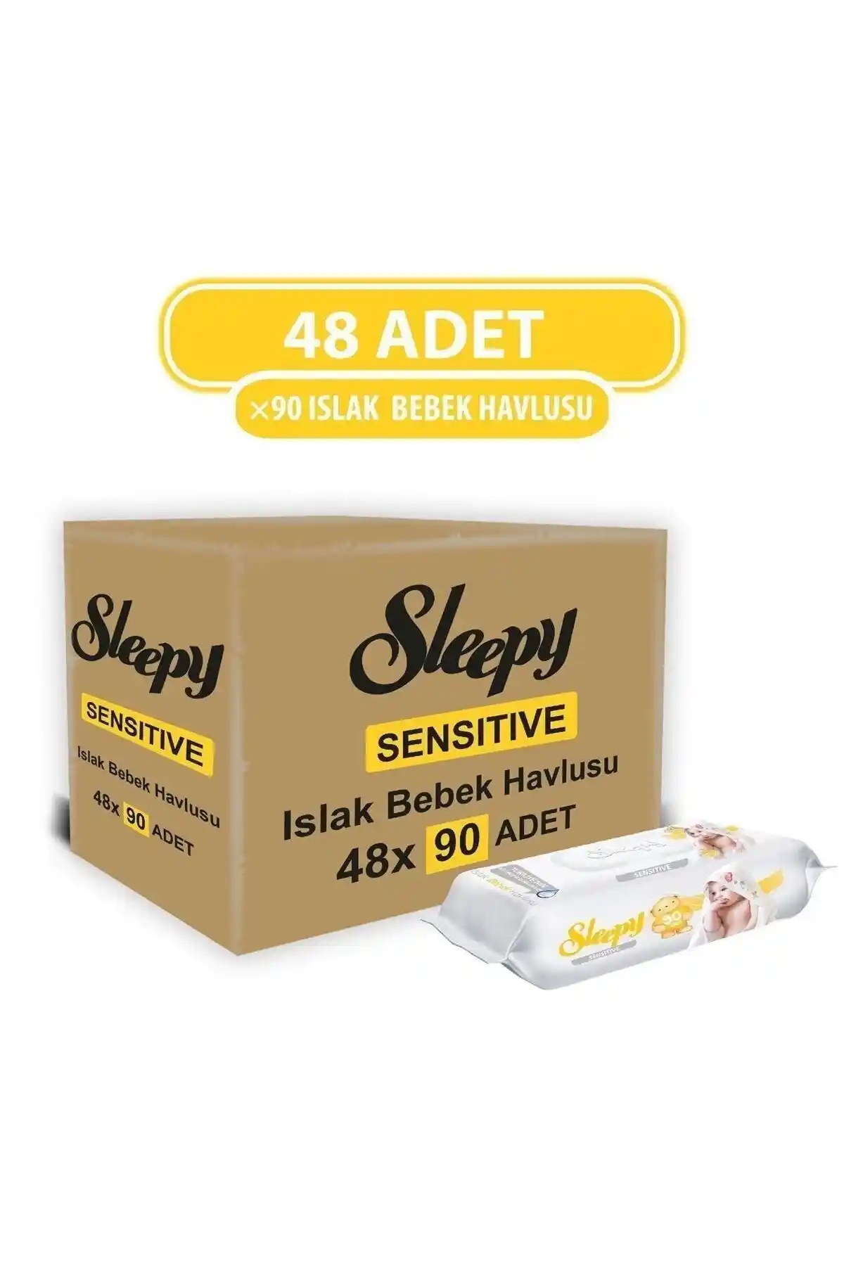 Sleepy Sensitive Islak Havlu: Hassas Ciltler İçin Güvenilir Günlük Temizlik Çözümü