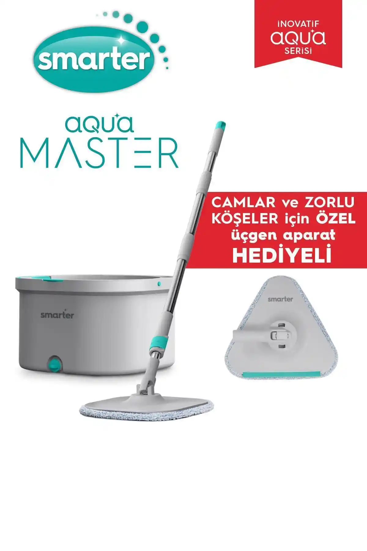 SMARTER Aqua Master ve Üçgen Aparat Temizliği: Yüksek Performanslı Pratik Temizlik Çözümü