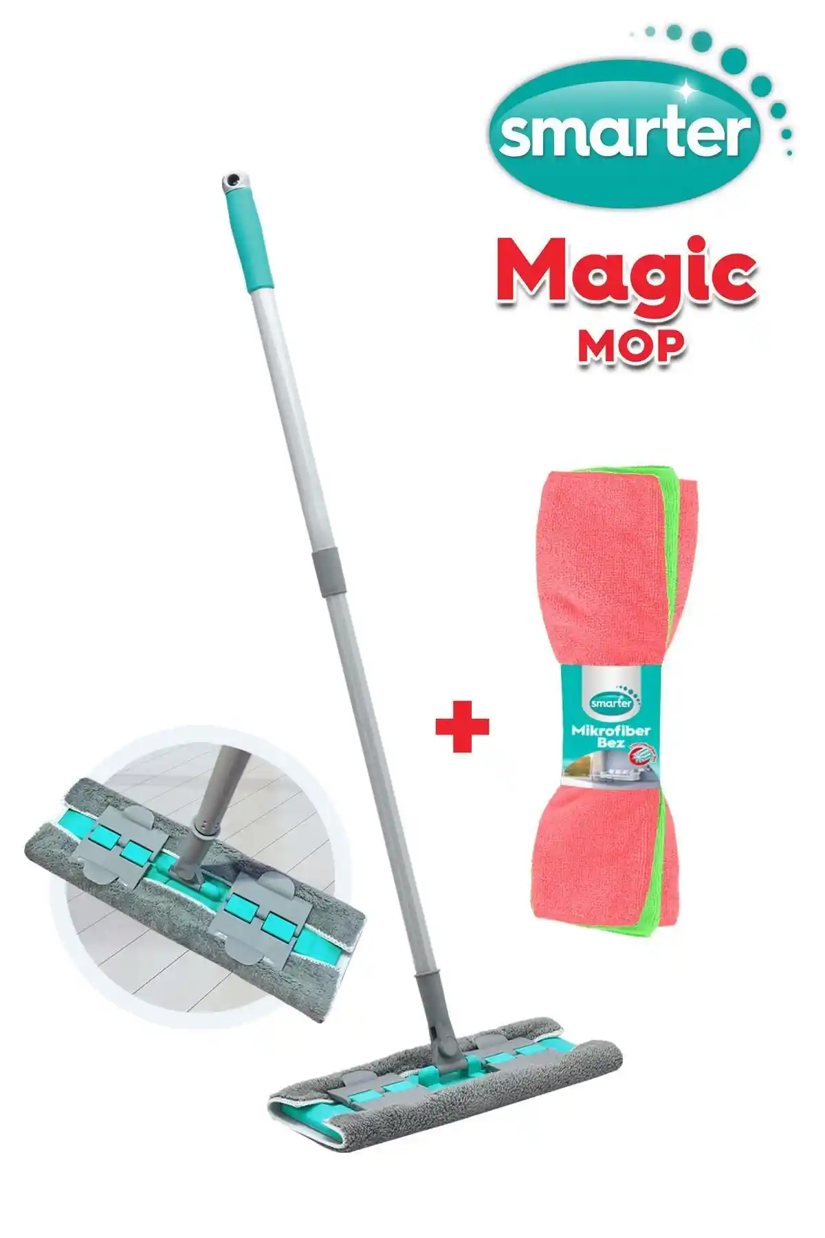 SMARTER Magic Mop Karşılaştırması: Mikrofiber ve Paspas Temizlik Setleri Özellikleri