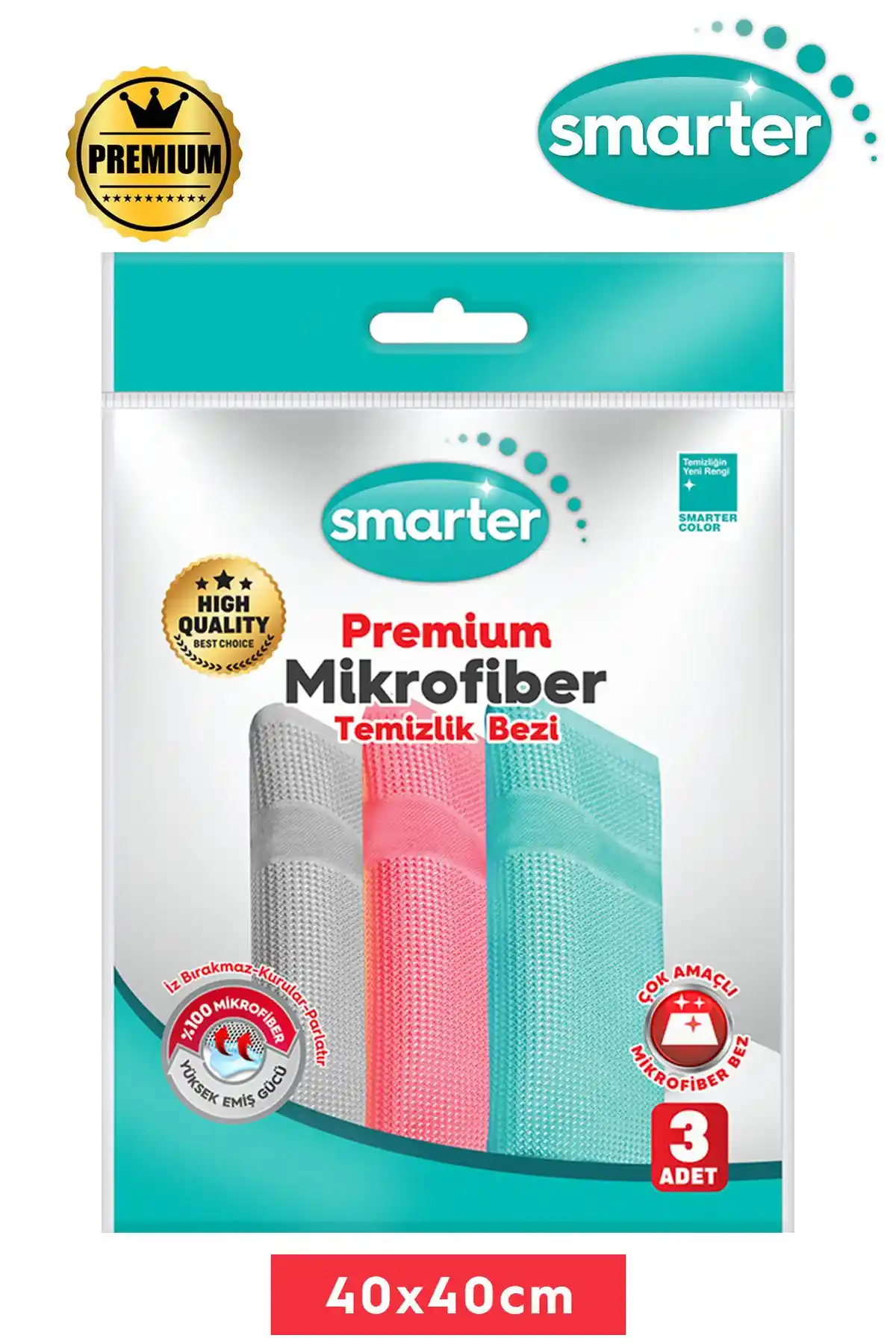 SMARTER Temizlik Bezleri Karşılaştırması: Mikrofiber ve Renkli Temizlik Bezlerinin Özellikleri