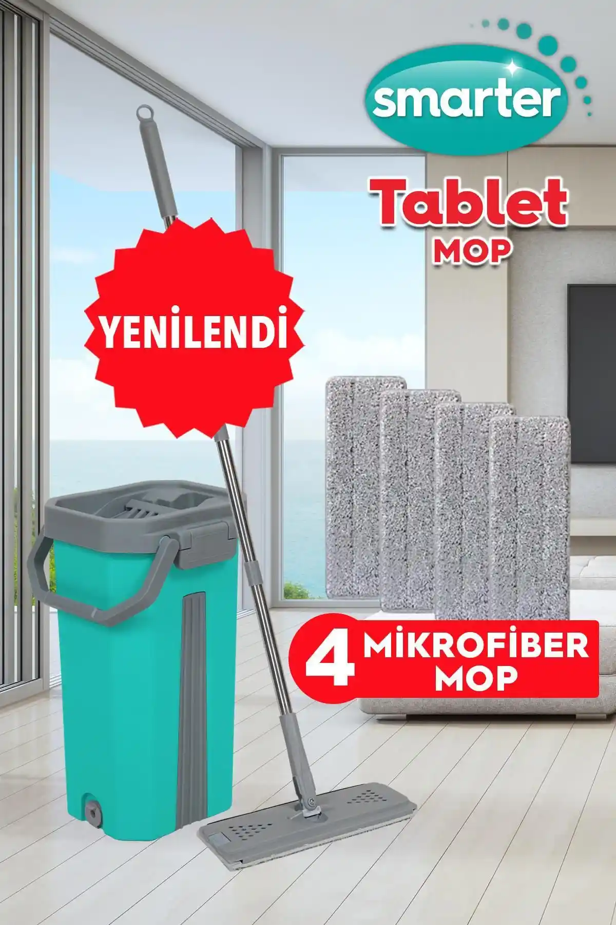 SMARTER ve Vip Ahmet Premium Tablet Mop Karşılaştırması: Hangi Temizlik Seti Daha Uygun