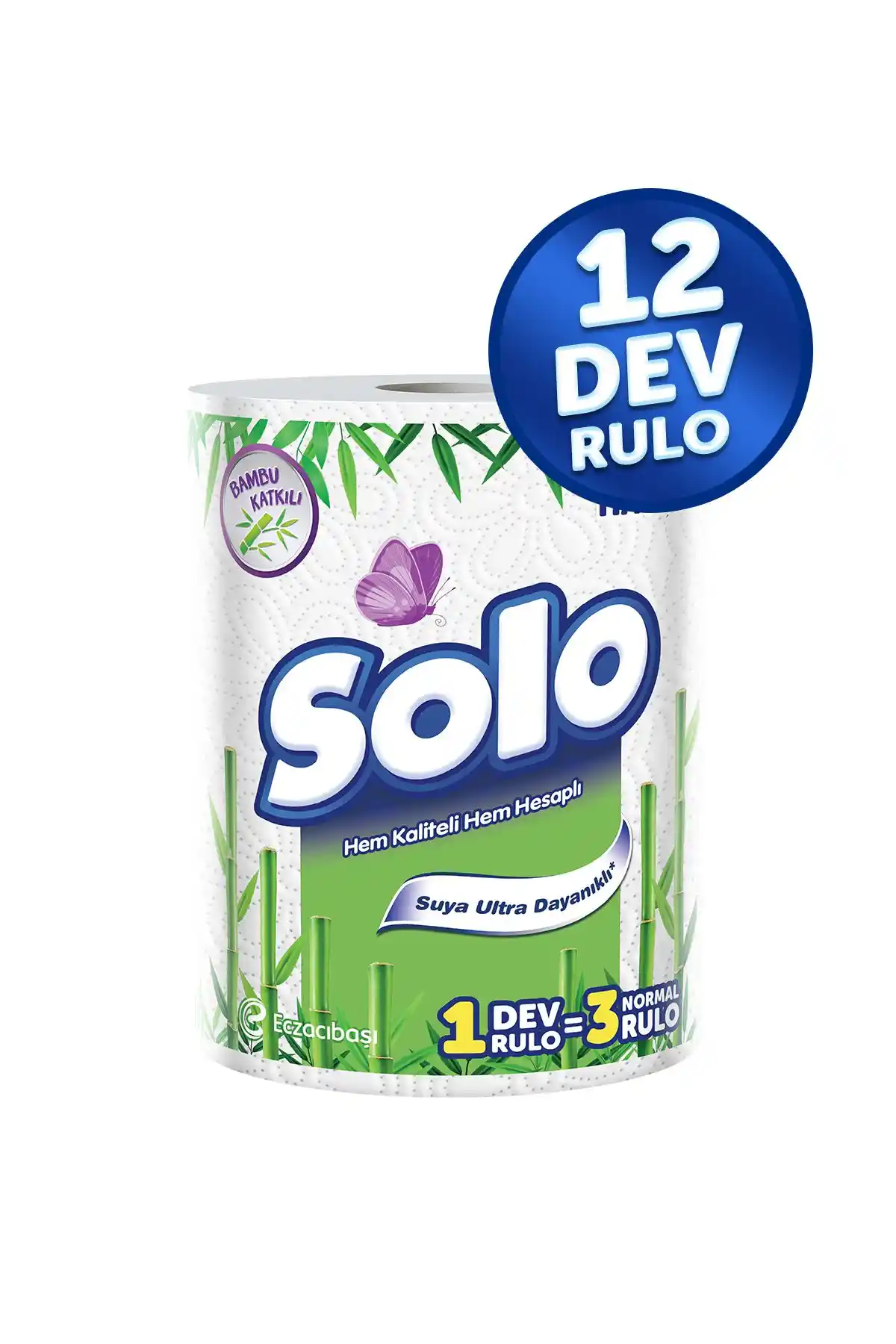 Solo Dev Rulo Bambu Kağıt Havlu: Dayanıklı ve Estetik Çift Katlı Temizlik Kağıdı