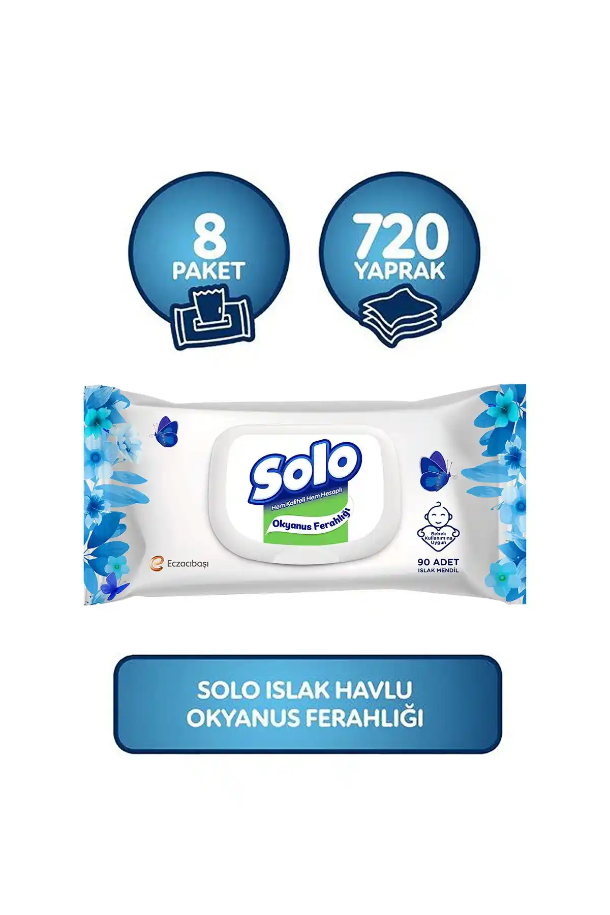 Solo Islak Havlu Okyanus Ferahlığı: Günlük Hijyen ve Ferahlık İçin Yüksek Kaliteli Çözüm