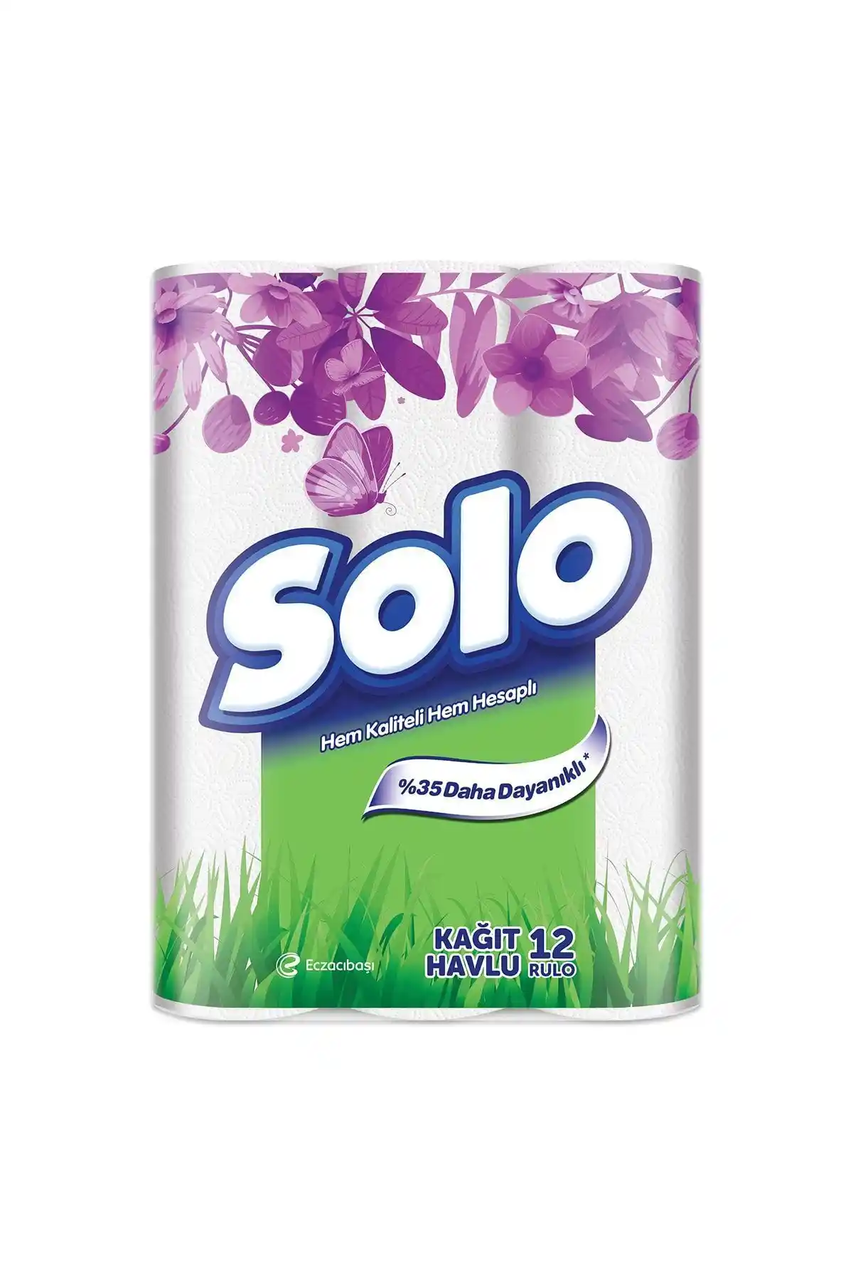 Solo Ultra Kağıt Havlu 12 Rulo - Yüksek Emicilik ve Dayanıklılık ile Temizlikte Güç