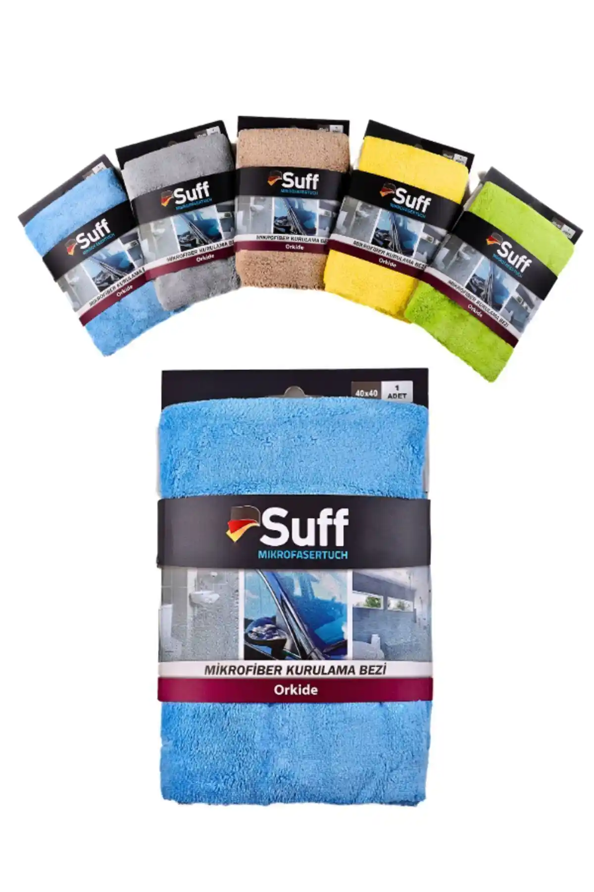 Suff Orkide Mikrofiber Temizlik Bezi: Yüksek Performanslı Araç Temizliği için Uygun