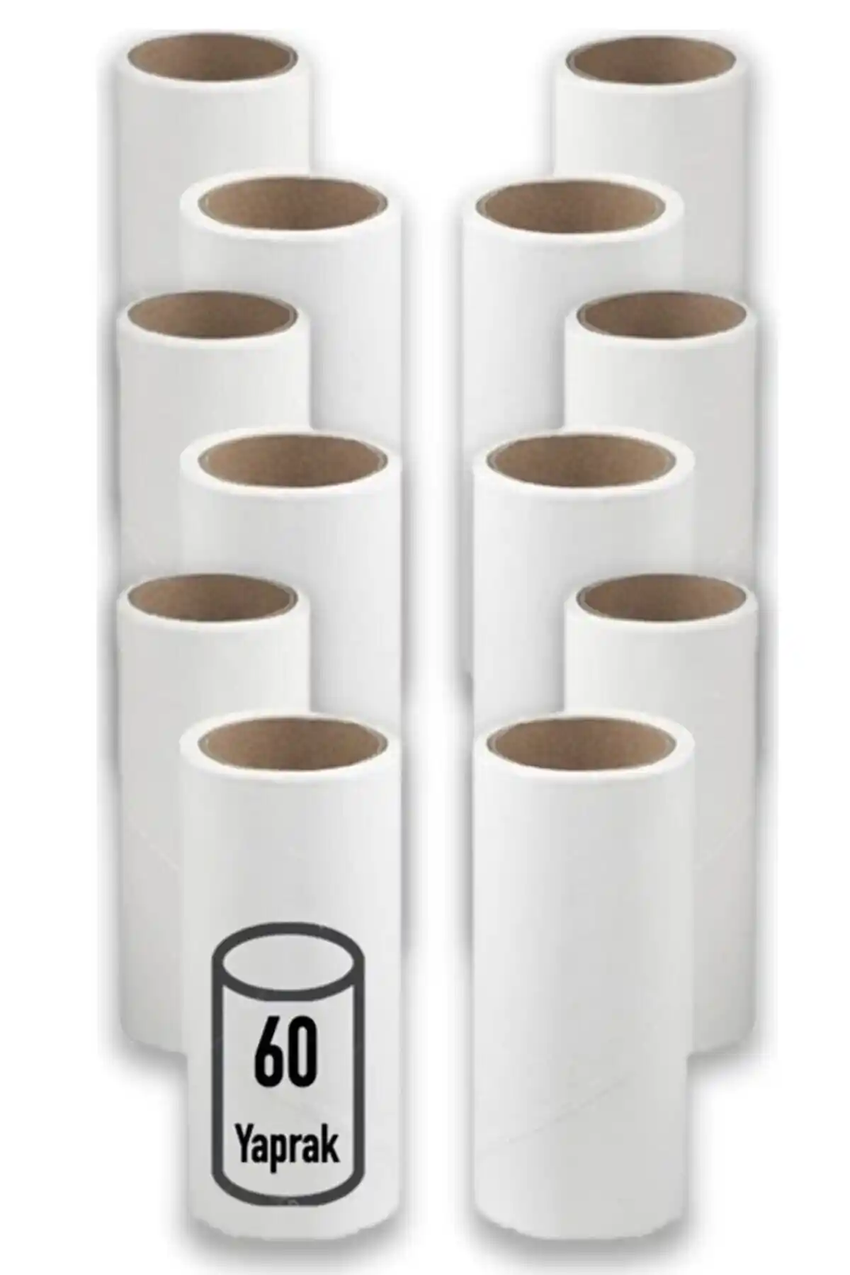 SUNVEO 60 Yapraklı Yapışkanlı Tüy Toplama Rulosu Evcil Hayvan Sahipleri İçin Pratik Temizlik Çözümü