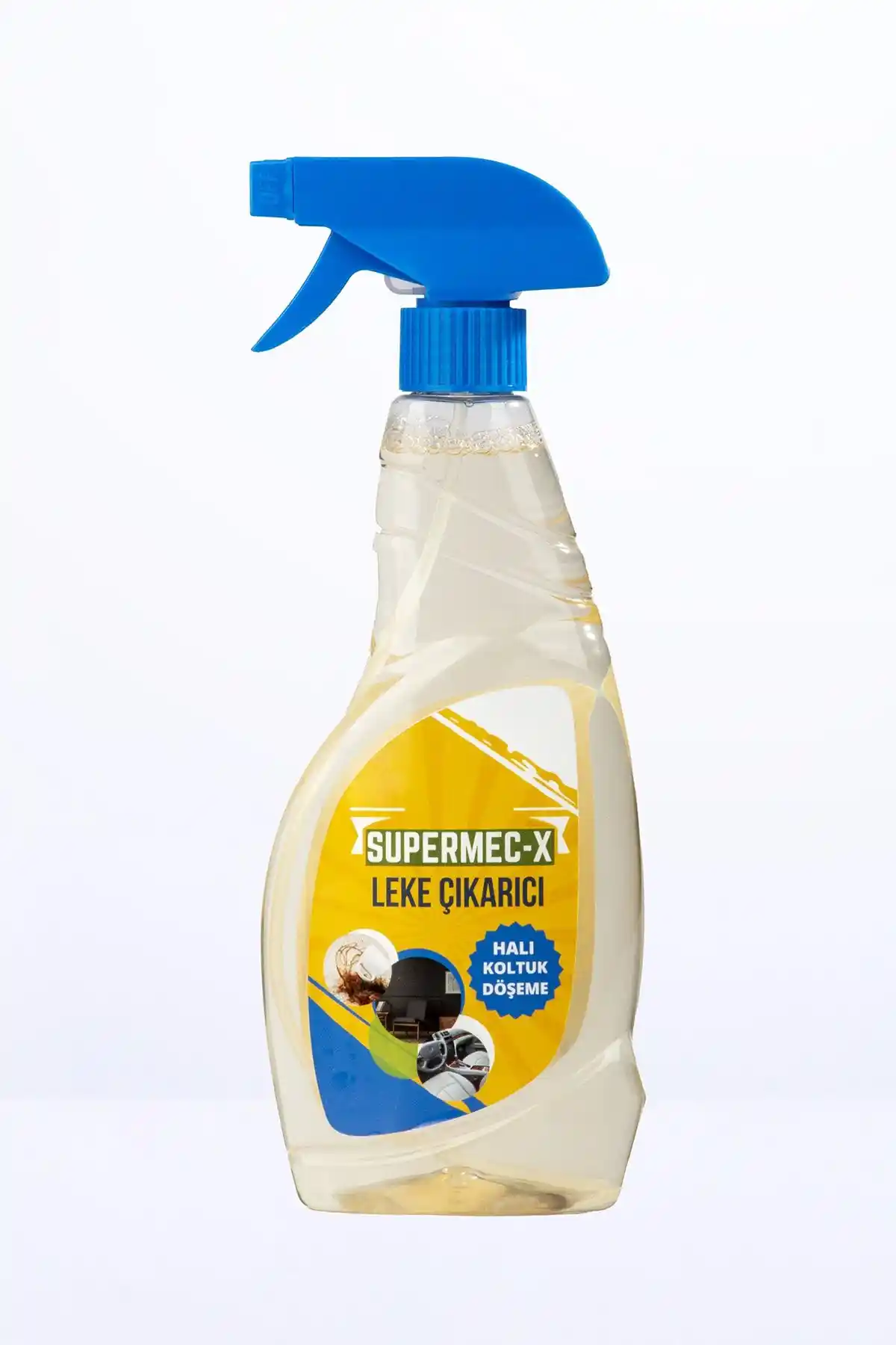 SUPERMEC-X Leke Çıkarıcı Halı ve Döşeme Temizleyici 500 ml Güçlü ve Çok Yönlü Performans