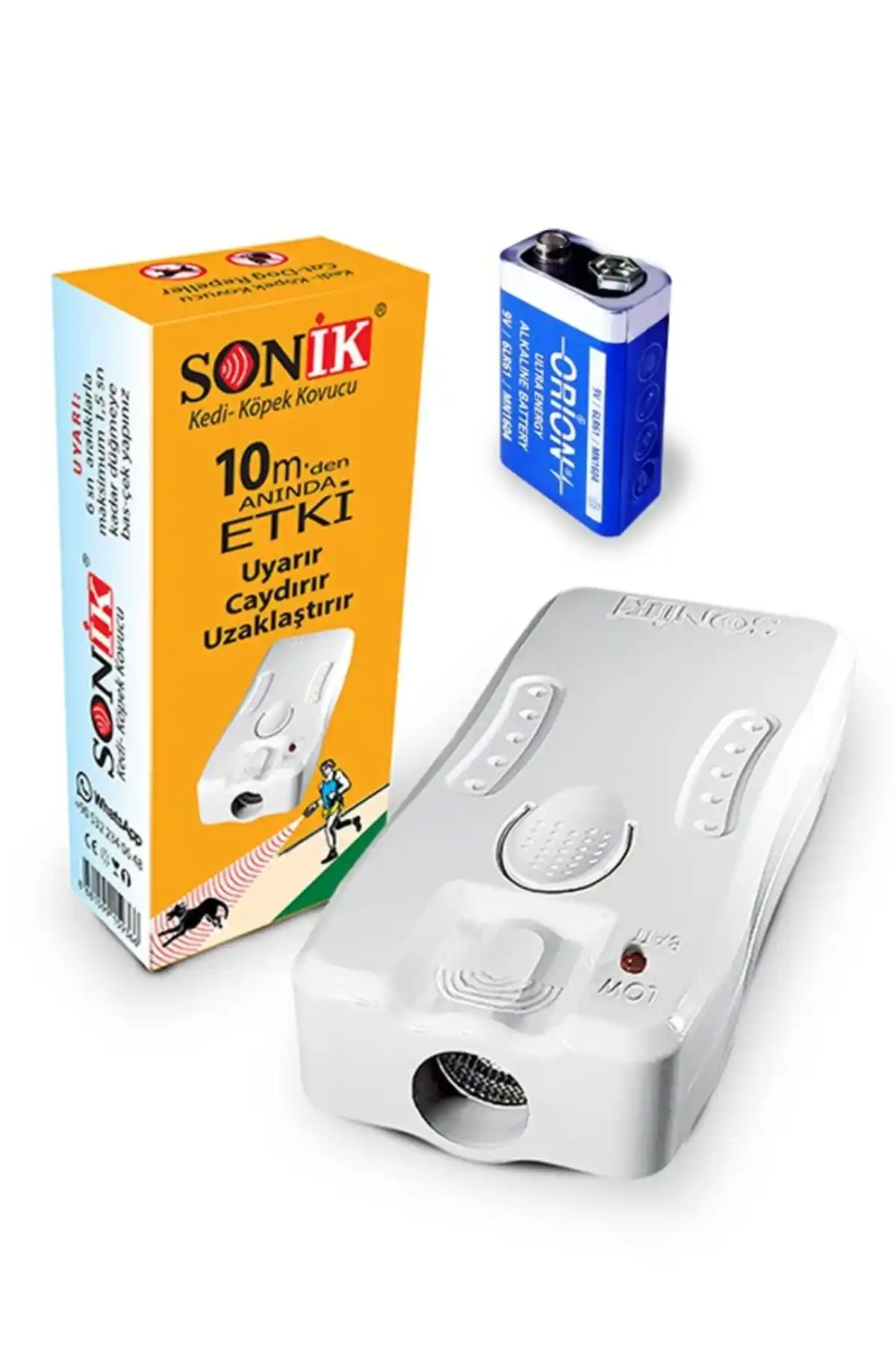 TeknoPest Sonik Köpek ve Kedi Saldırganlık Kontrol Cihazı 7 Metre Etkili Güvenlik Çözümü