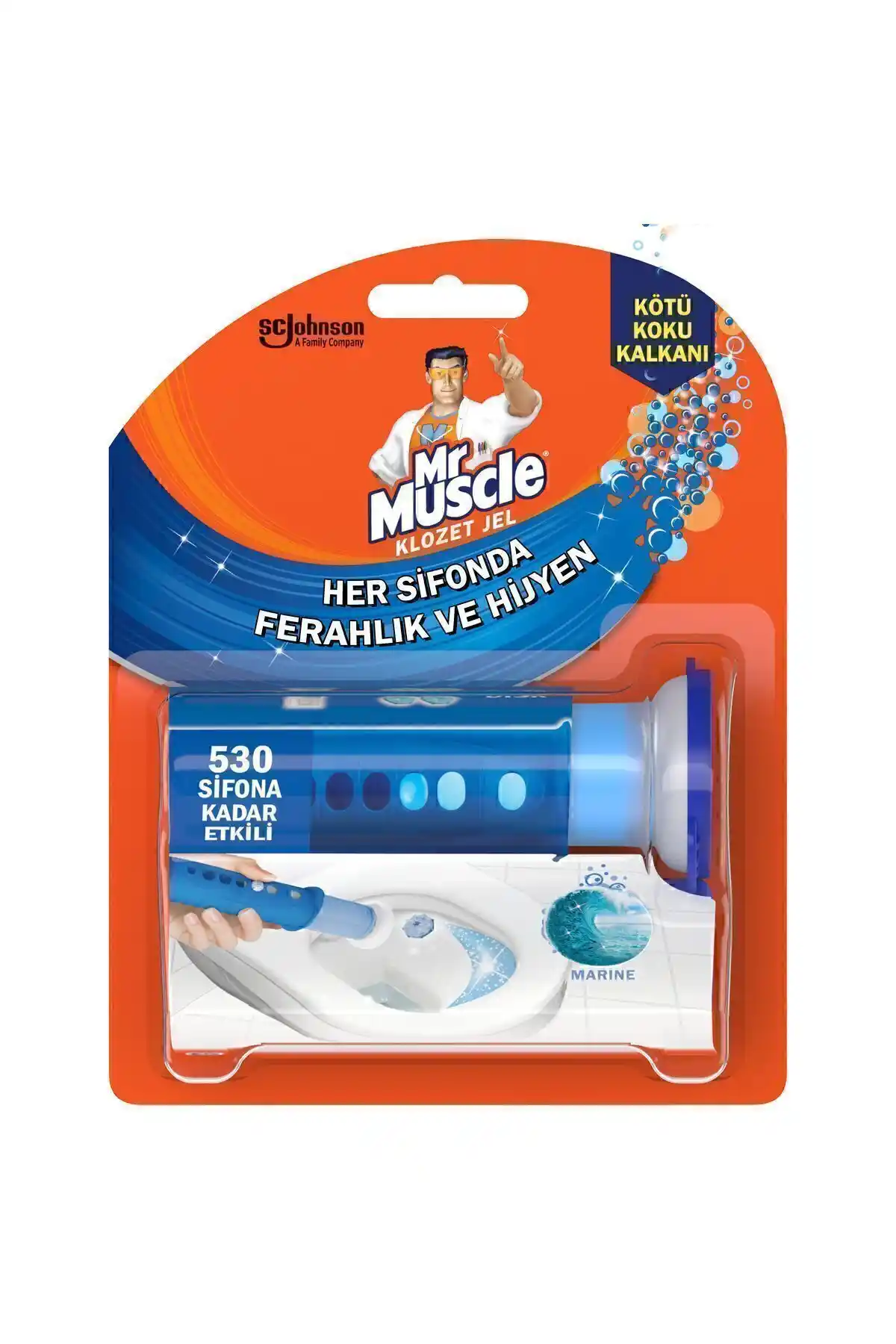 Tuvalet Temizliği için Mr. Muscle Jel Blok ve Omilife Mor Temizleme Jeli Karşılaştırması