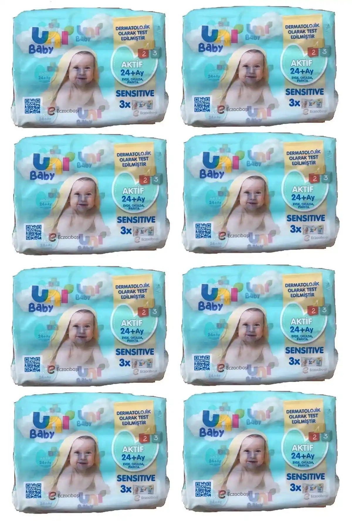 Uni Baby Aktif Islak Mendil: Hassas Ciltler İçin Güvenli ve Pratik Temizlik Çözümü