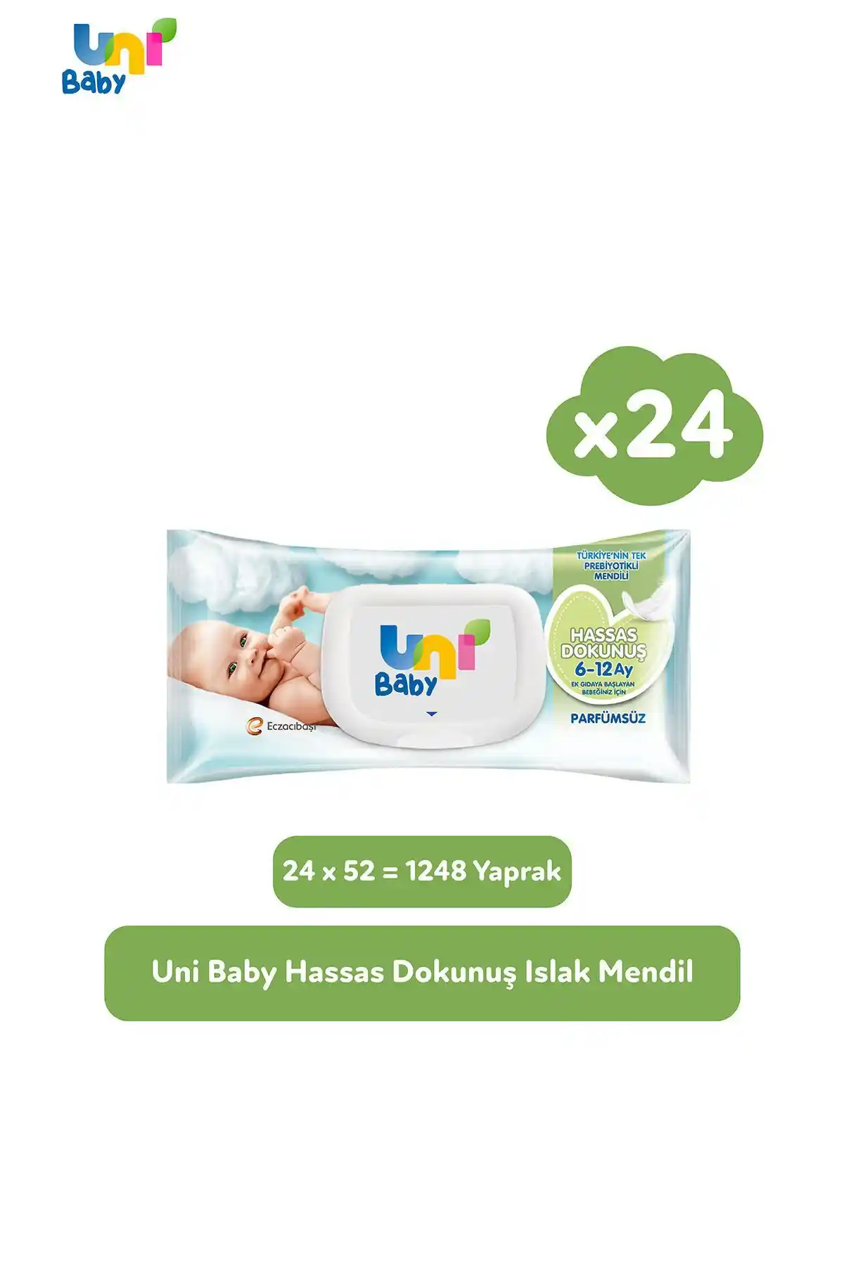 Uni Baby Hassas Dokunuş Islak Mendil: Güvenilir ve Doğal Bebek Temizlik Ürünü