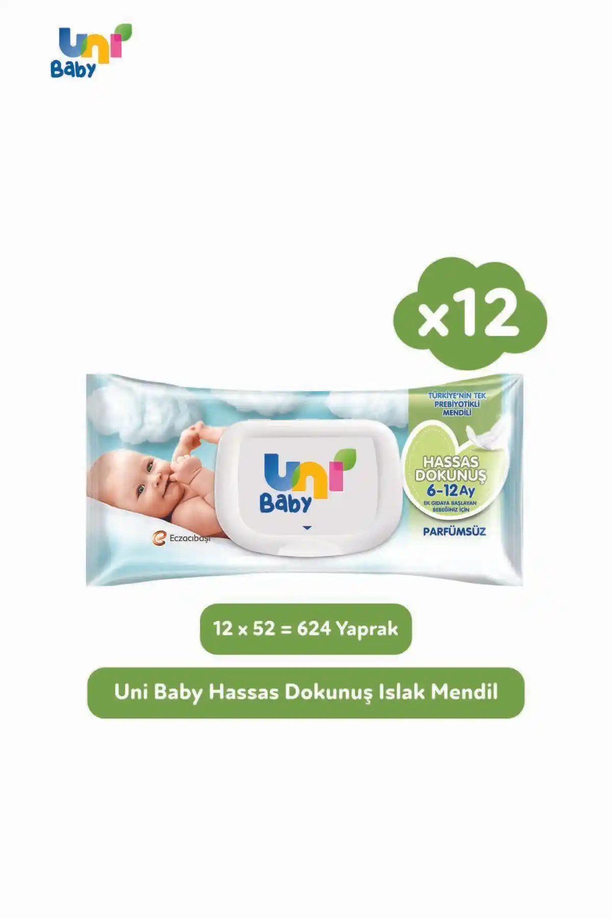 Uni Baby Hassas Dokunuş Islak Mendil: Güvenli ve Doğal Bebek Temizlik Çözümü