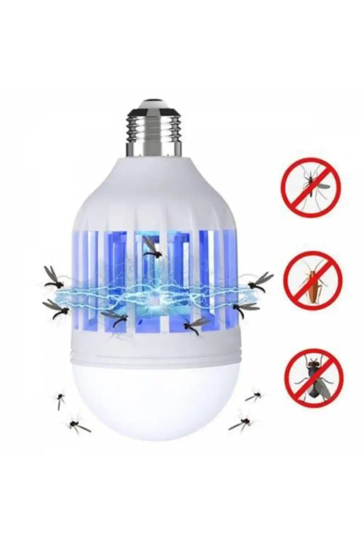 Uzay Sinek Öldürücü 3 Kademeli LED Ampül ile Sivrisinek ve Böceklerle Etkili Mücadele