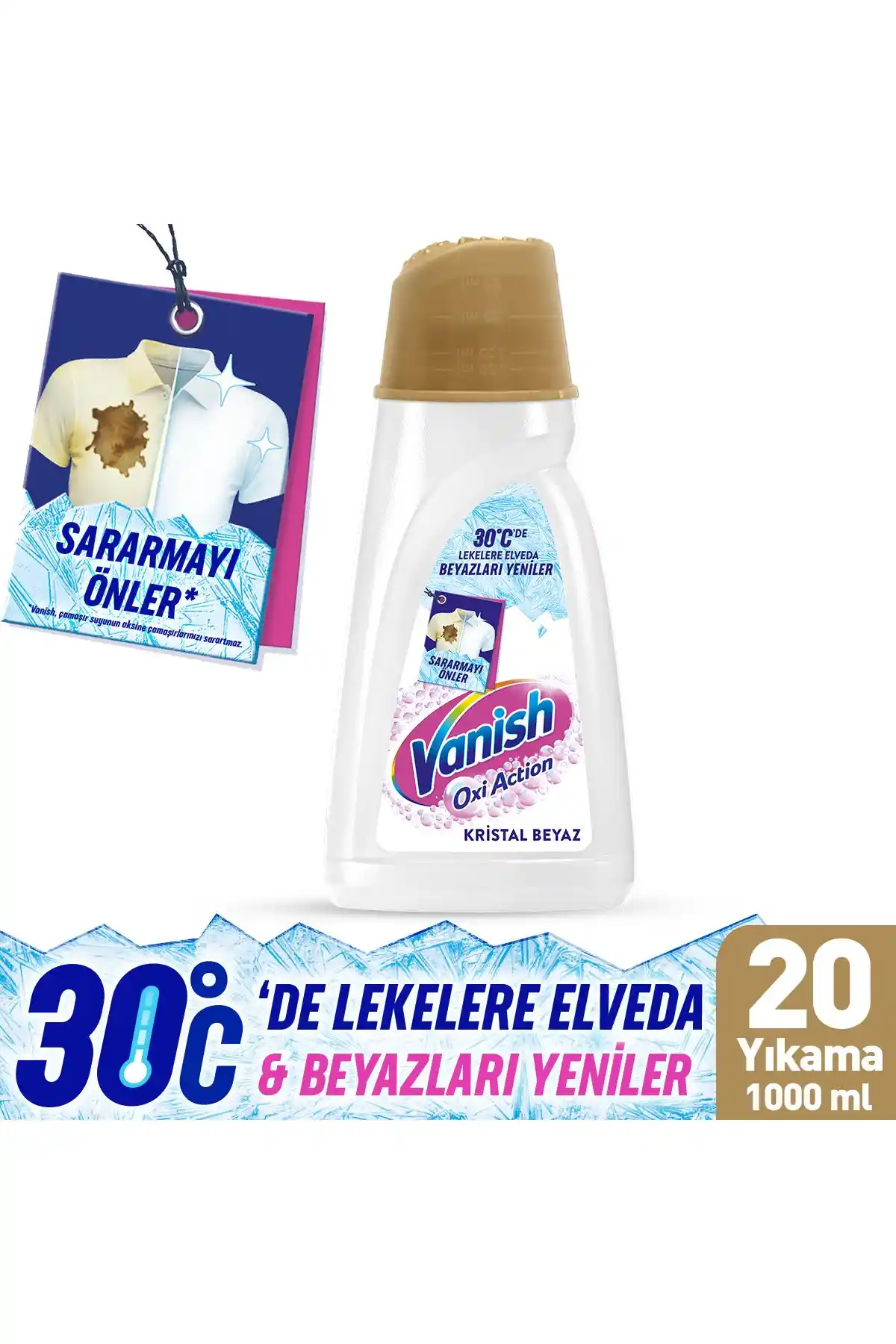 Vanish Oxi Action Multipower Beyazlar İçin Güçlendirilmiş Sıvı Deterjan ve Leke Çıkarıcı
