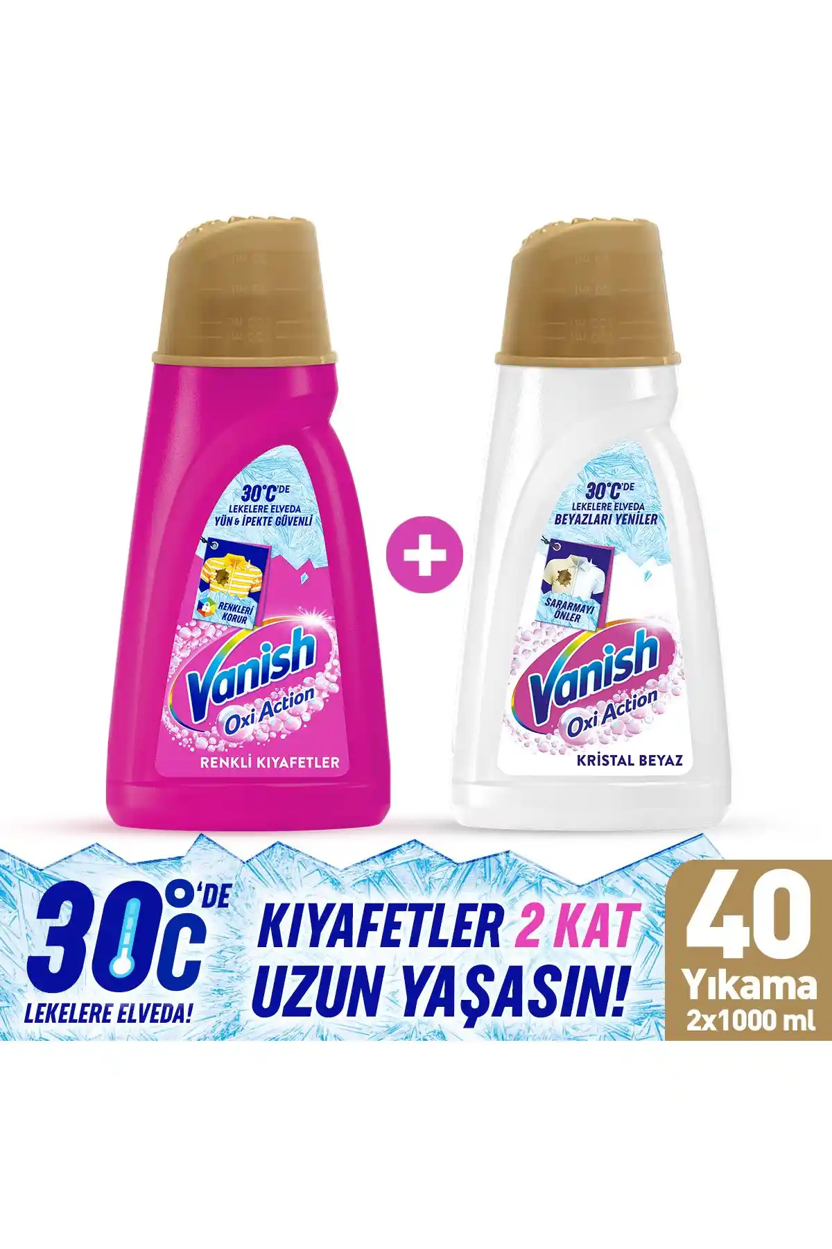 Vanish Oxi Action Multipower Beyazlar ve Renkli Çamaşırlar İçin Güçlü Leke Çıkarıcı ve Beyazlatıcı