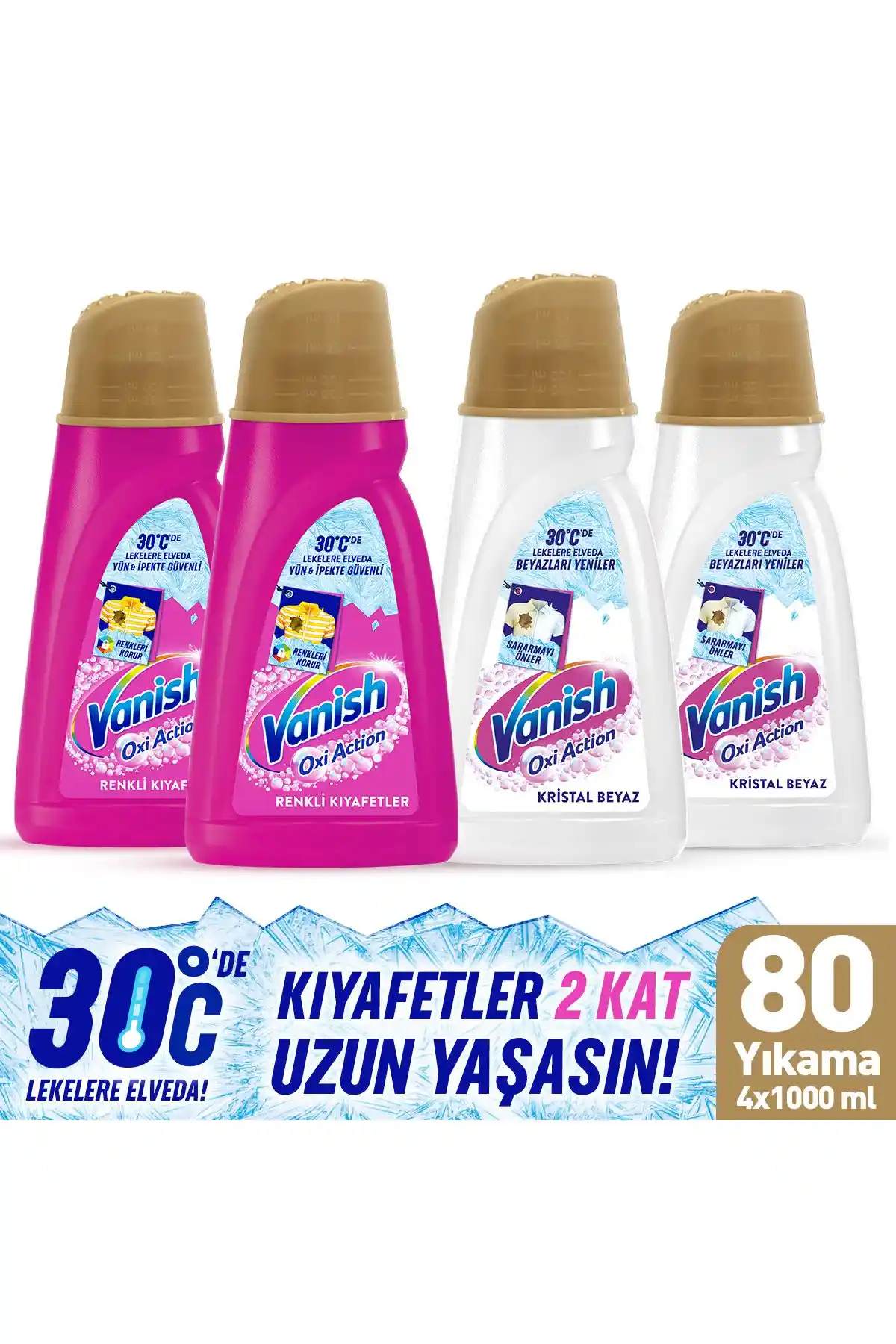 Vanish Oxi Action Multipower ile Lekeleri Hızla Çıkaran Güçlü Sıvı Deterjan Çeşidi