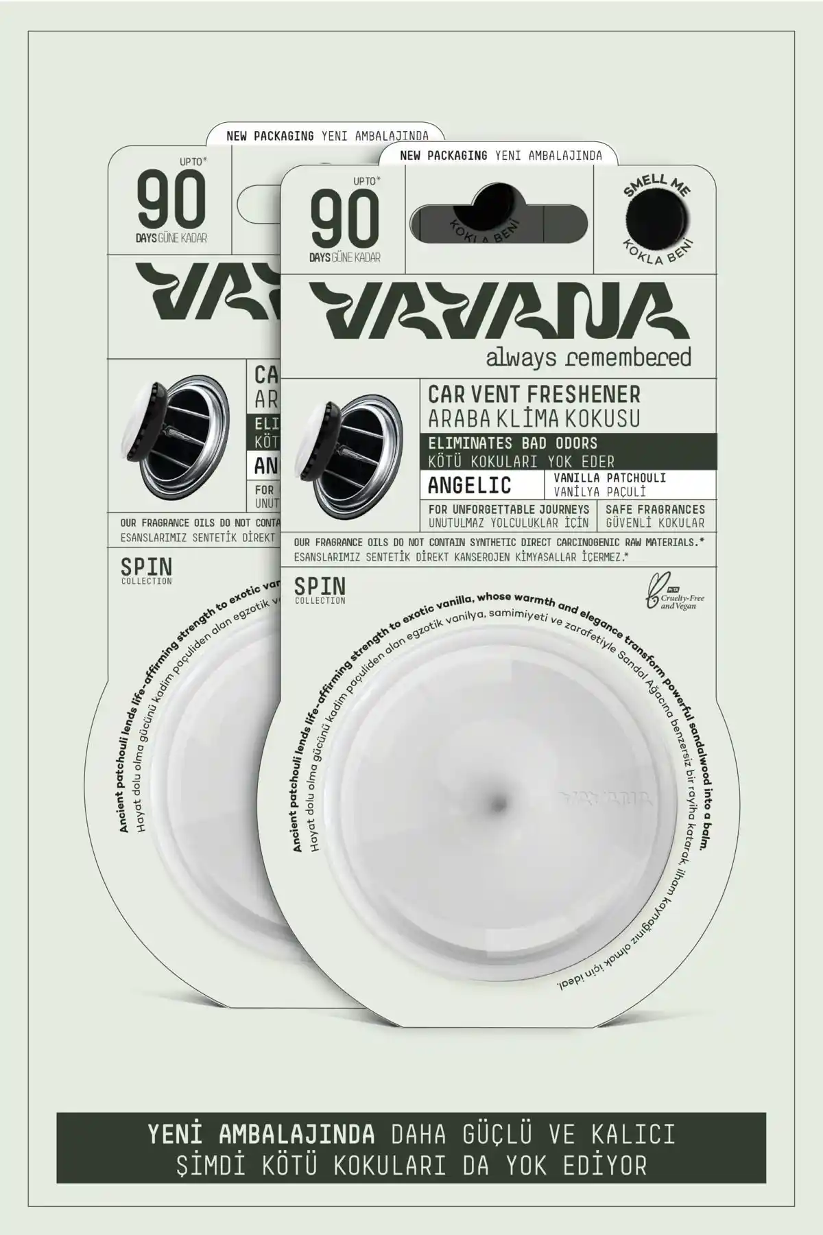 VAVANA Araba Klima Kokusu Angelıc ve Mystic & Angelic Set Karşılaştırması