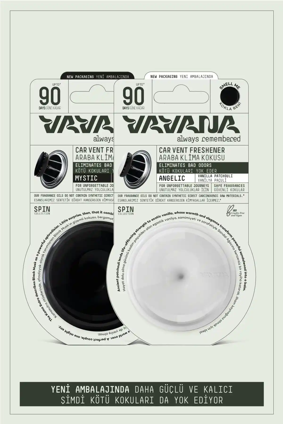 VAVANA Araba Klima Kokusu: Uzun Süre Kalıcı ve Güvenli Ferahlatıcı Koku Seti
