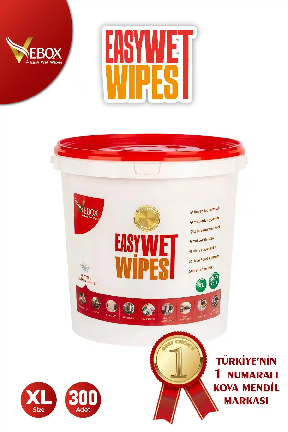 Vebox Easy Wet Wipes: Pratik ve Güvenilir Çok Amaçlı Temizlik Mendili Çözümü