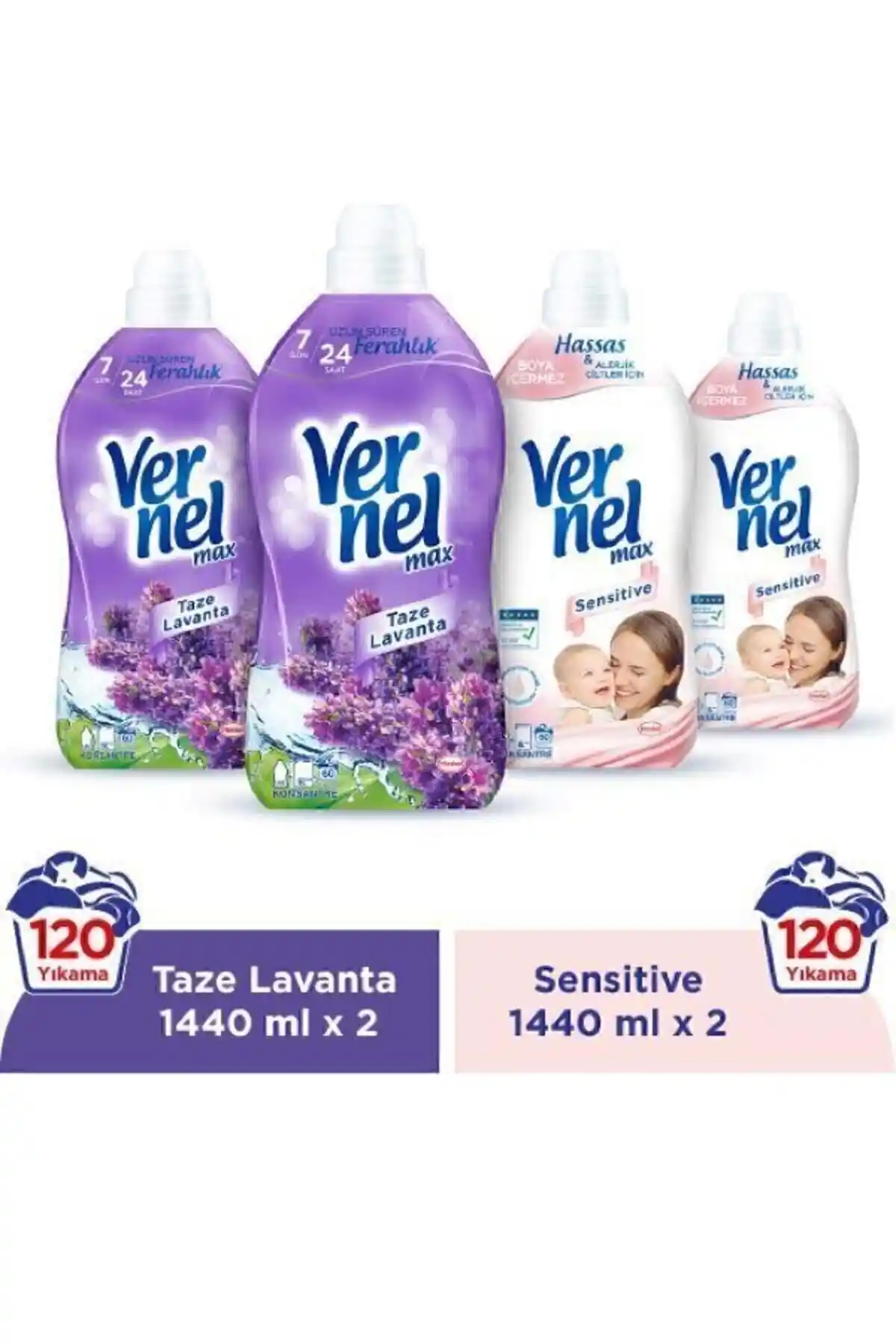 Vernel Max Lavanta ve Sensitive Çamaşır Yumuşatıcısı: Kaliteli ve Ekonomik Temizlik Çözümleri