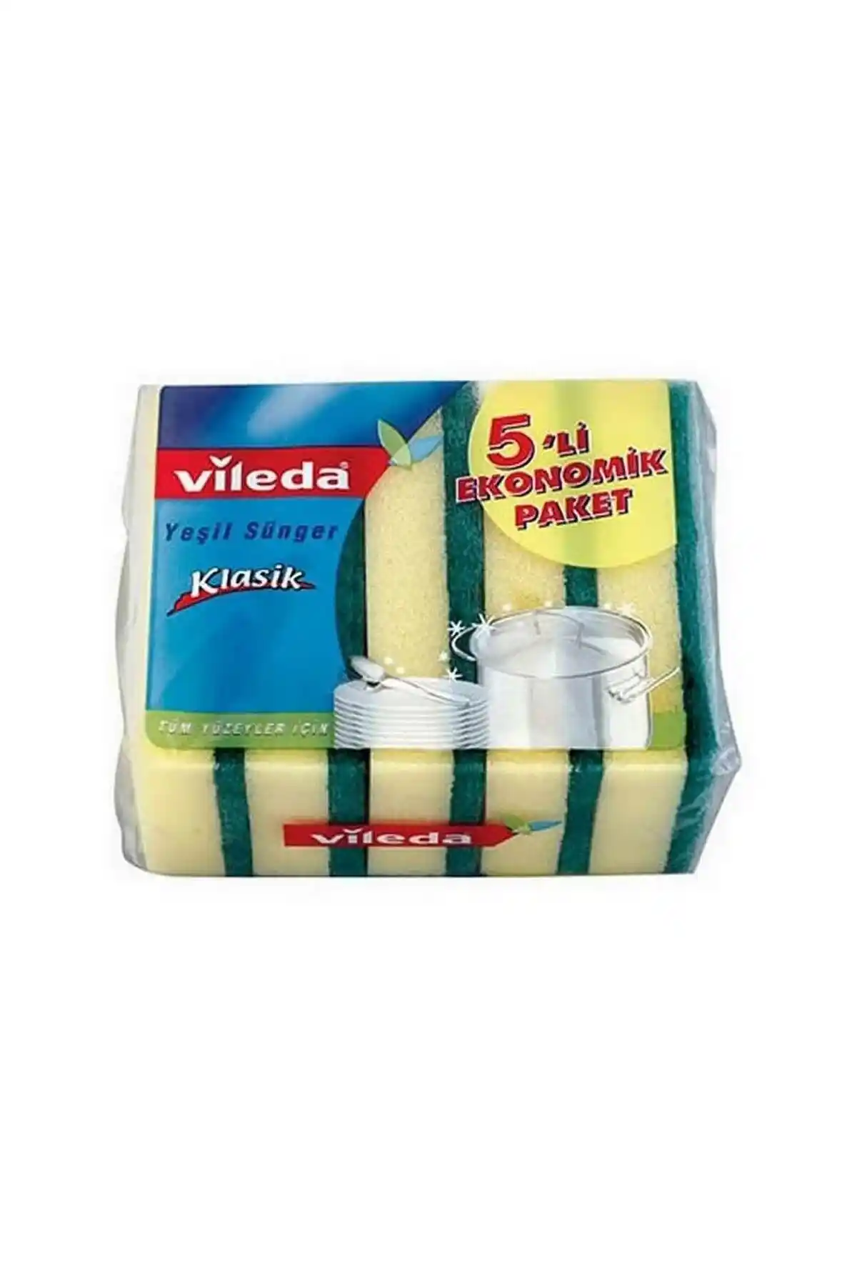 Vileda 5 Li Yeşil Klasik Düz ve Oluklu Sünger Karşılaştırması ve Temizlik İpuçları