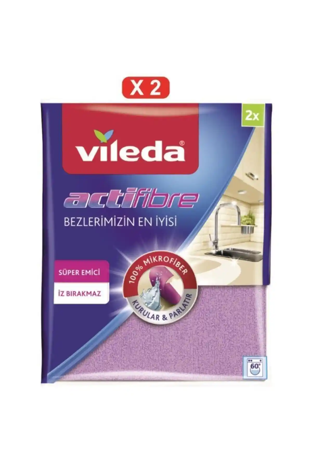 Vileda Actifibre Temizlik Bezi: Yüksek Performanslı Cam ve Yüzey Temizliği İçin Uygun