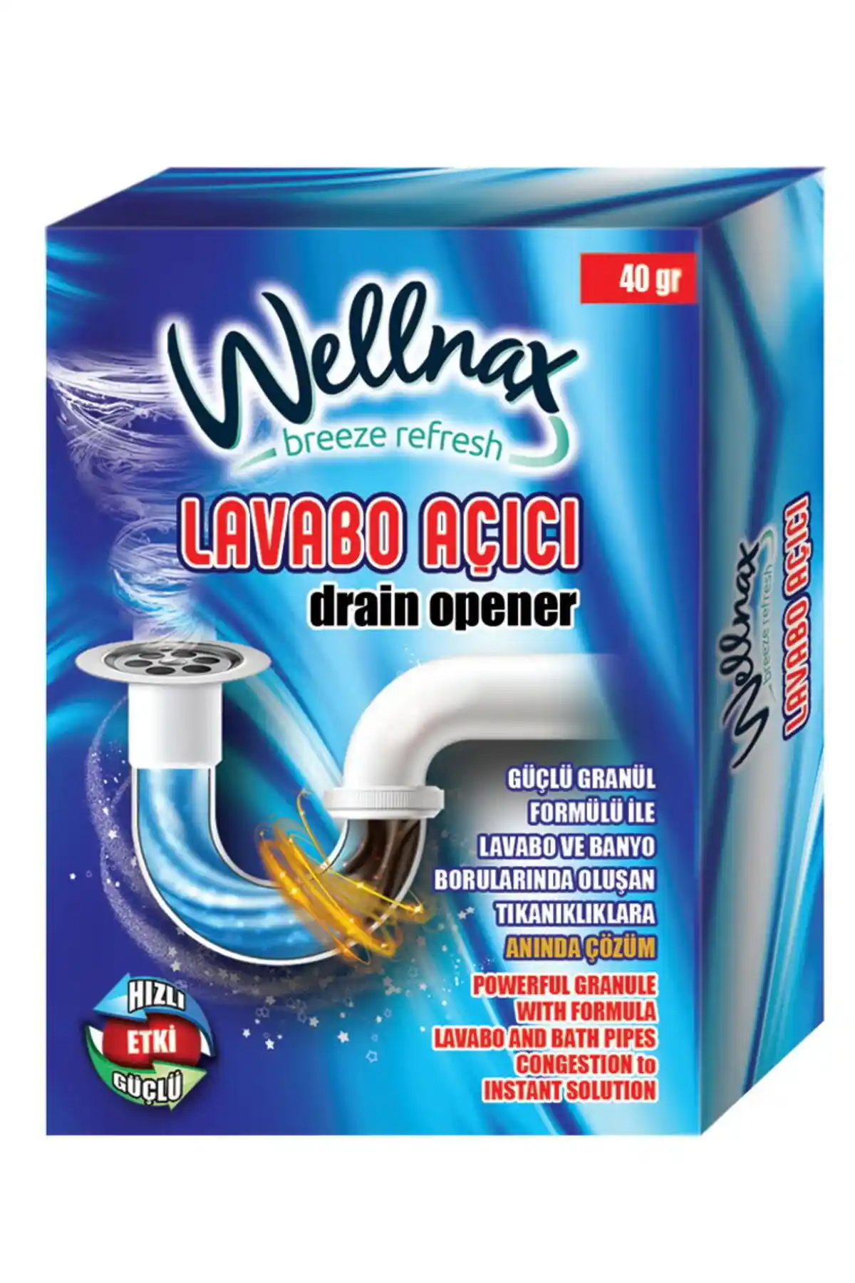 Wellnax Breeze Refresh Lavabo Açıcı: Organik ve Etkili Temizlik Çözümü