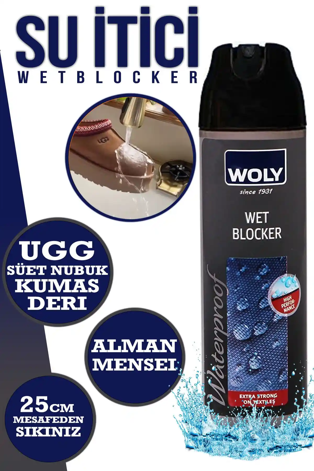 Woly Su Itici Sprey ile Ayakkabı ve Tekstil Ürünlerinizi Hava Koşullarına Karşı Koruyun