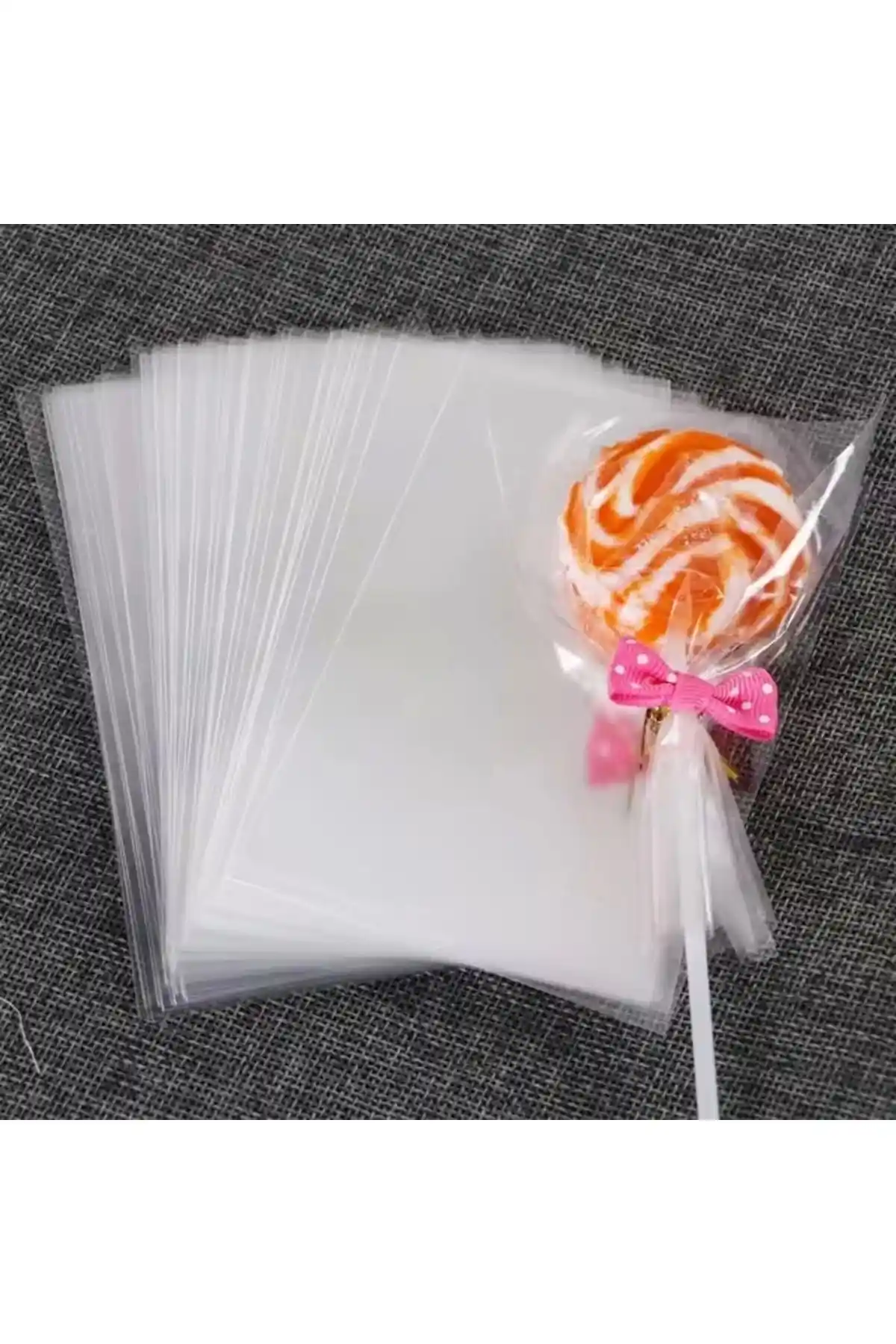 Yok Yok Ambalaj Şeffaf Jelatin Poşetleri 8x17 cm, 100'lü Paket, Pratik ve Şık Paketleme