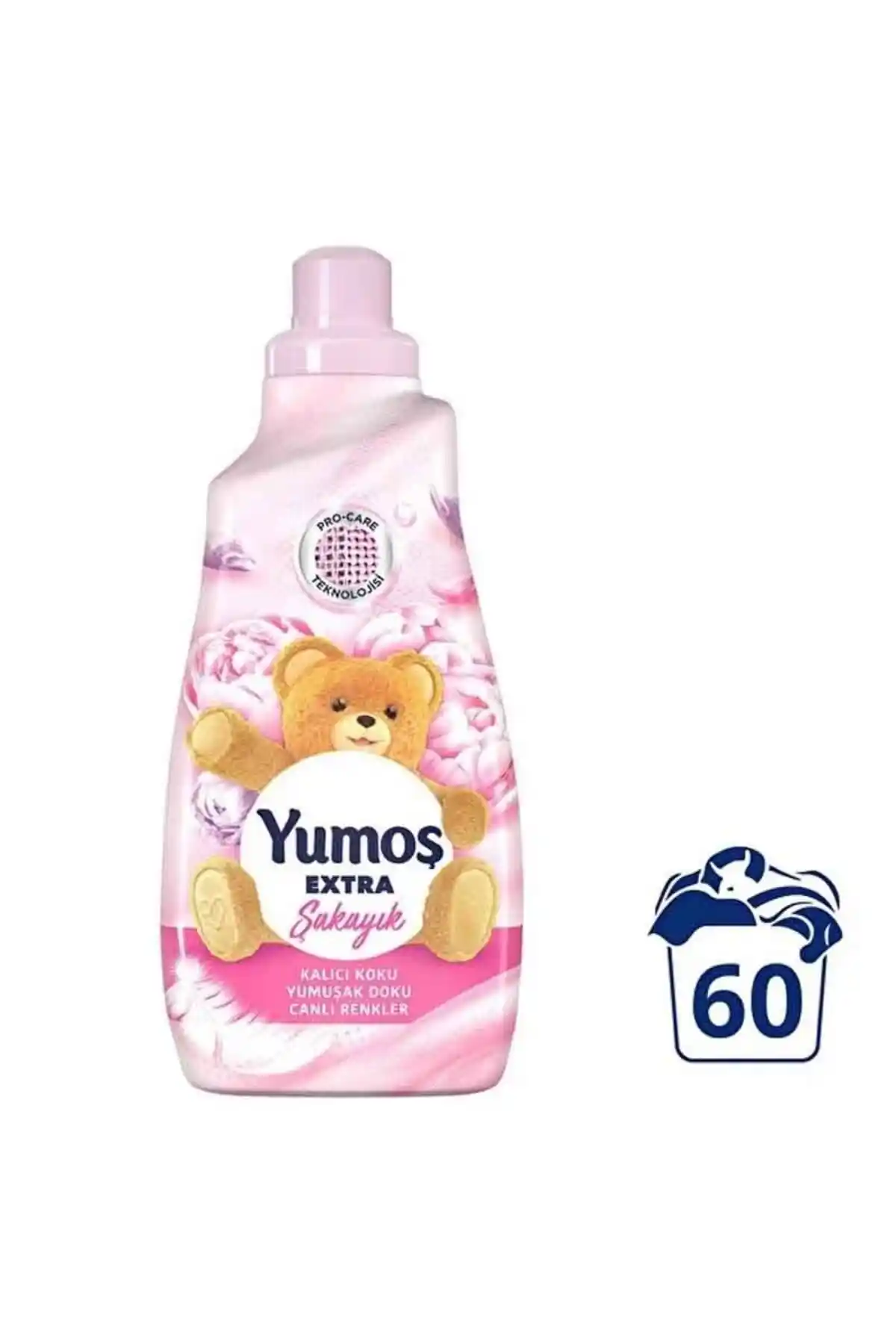 Yumoş Extra 1440 ml Şakayık Çamaşır Yumuşatıcısı Evde Ferah Bir Atmosfer Yaratır