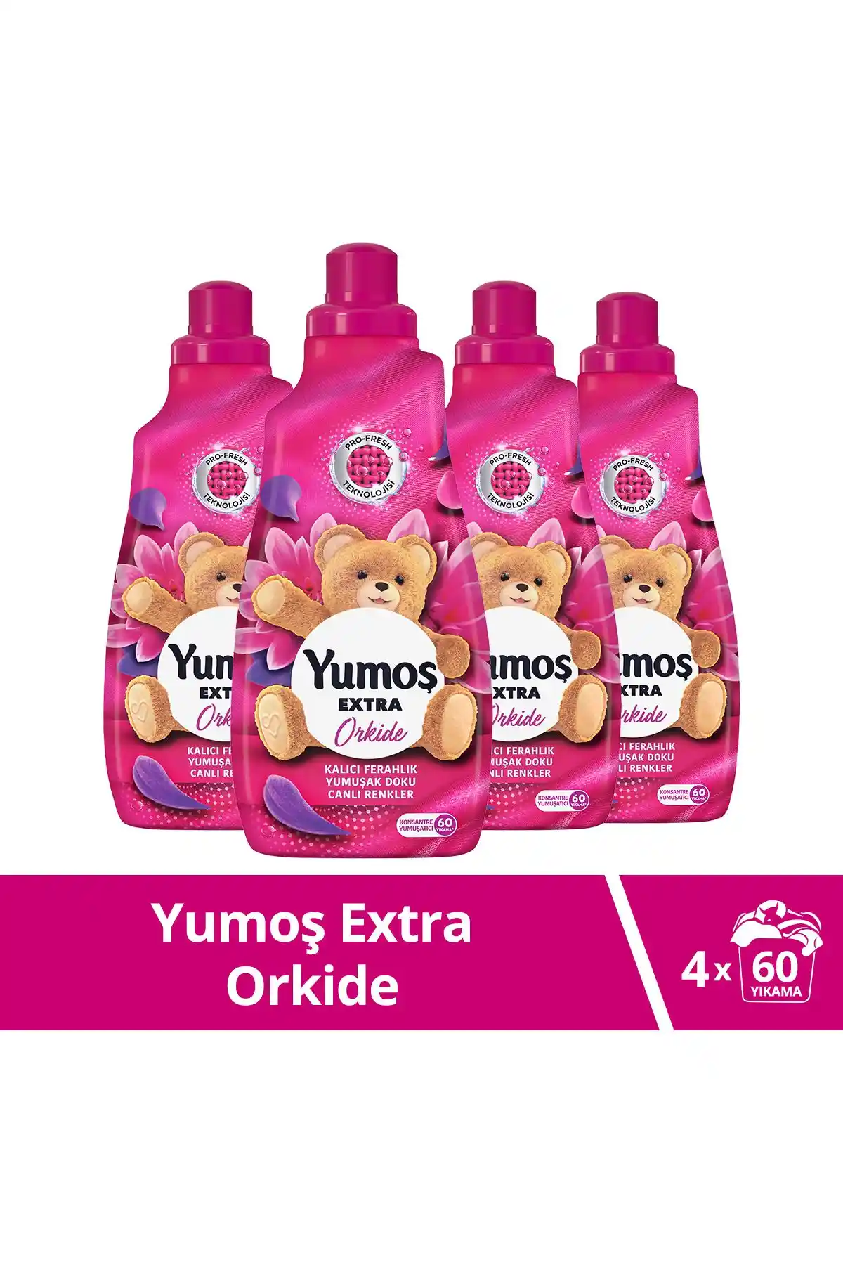 Yumoş Extra Konsantre Çamaşır Yumuşatıcısı Orkide 1.44 L ile Yumuşaklık ve Kalıcı Koku